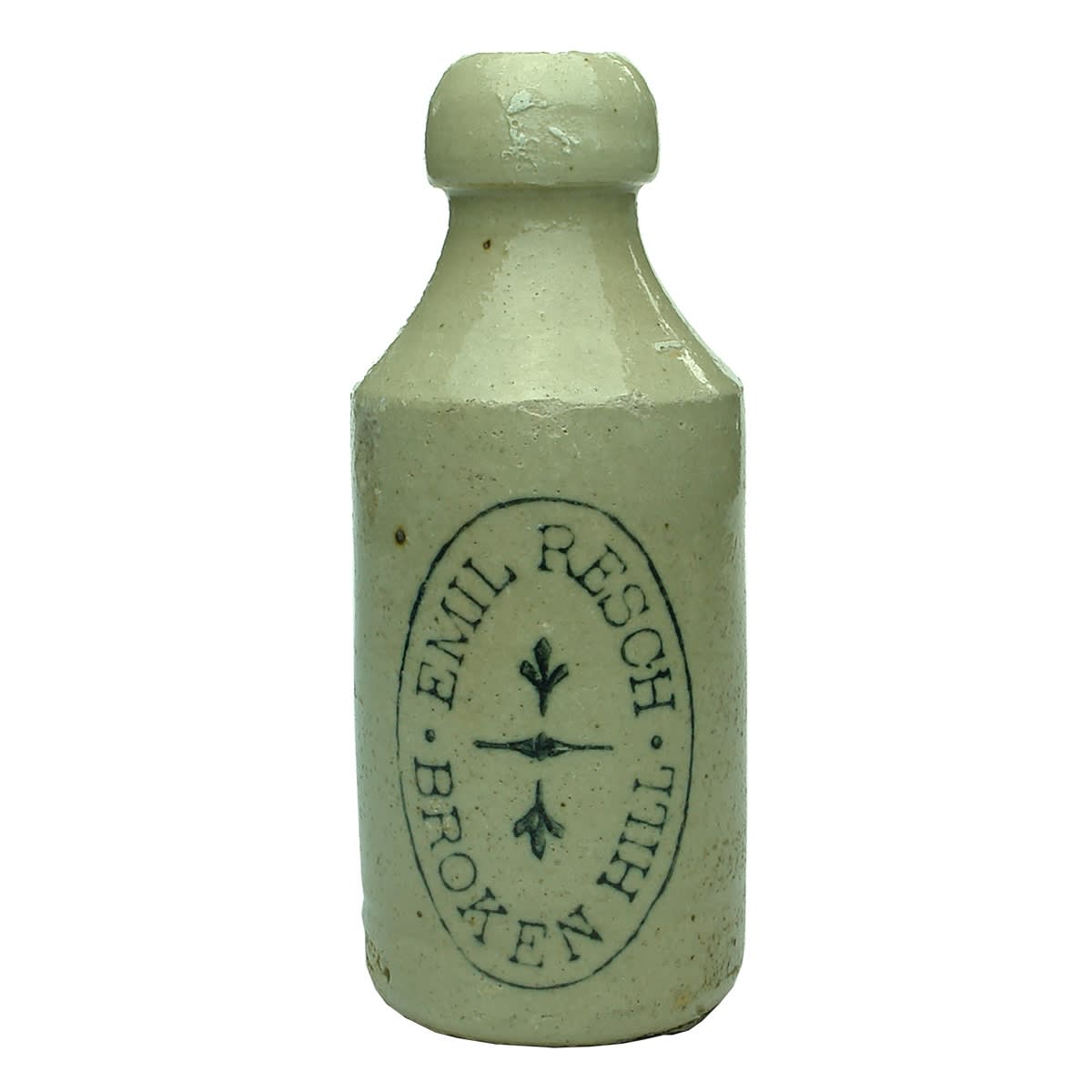 Ginger Beer. Emil Resch, Broken Hill. Pinnacle Brand. Dump. All White. (New South Wales)