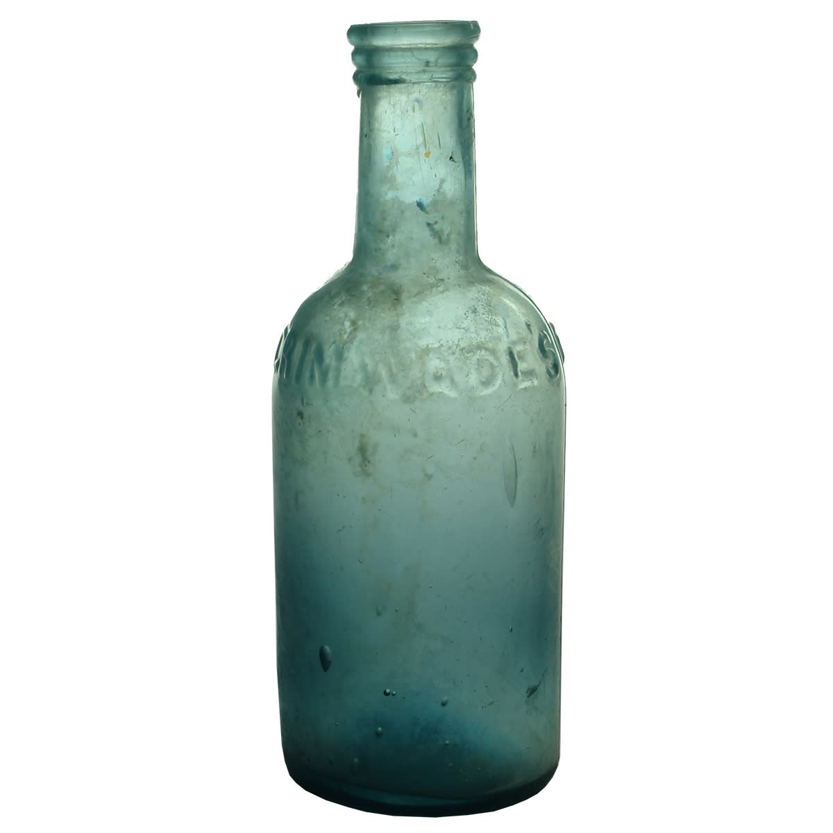 Milk. Grimwades Patent Milk. Larger size. Ice Blue.