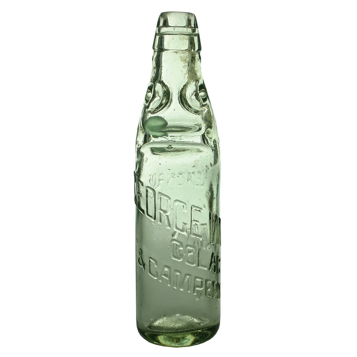 Codd. George Wilmot, Colac & Camperdown. Lemonade. Dobson. Pale Aqua. 10 oz. Skinny type. (Victoria)