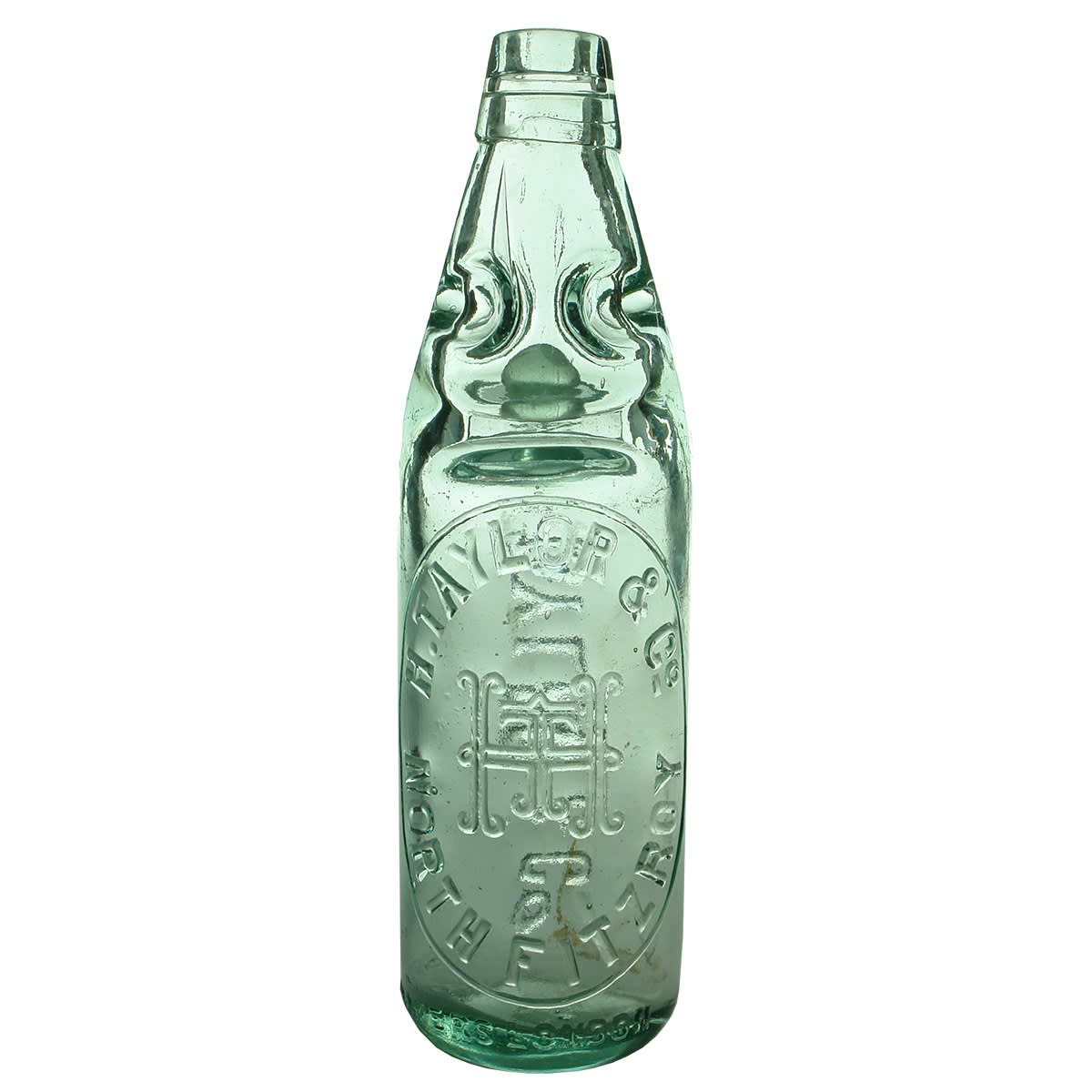Codd. H. Taylor & Co., North Fitzroy. Kilner Bros made variety. Dobson. 10 oz. (Victoria)