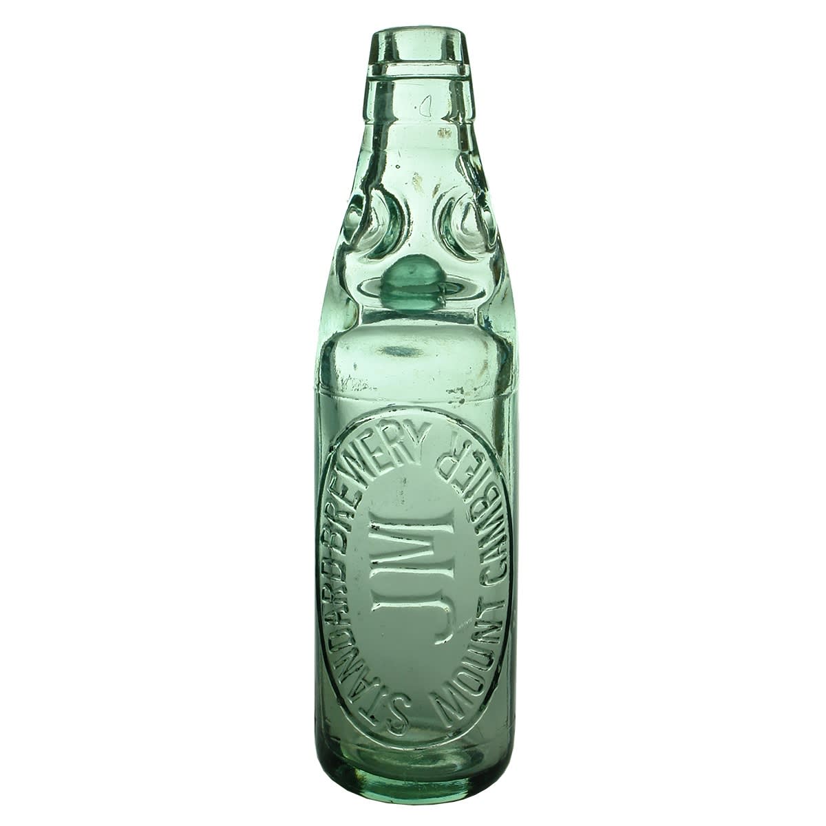 Codd. Standard Brewery, Mount Gambier. JM Initials. Dobson. Aqua. 10 oz. (South Australia)