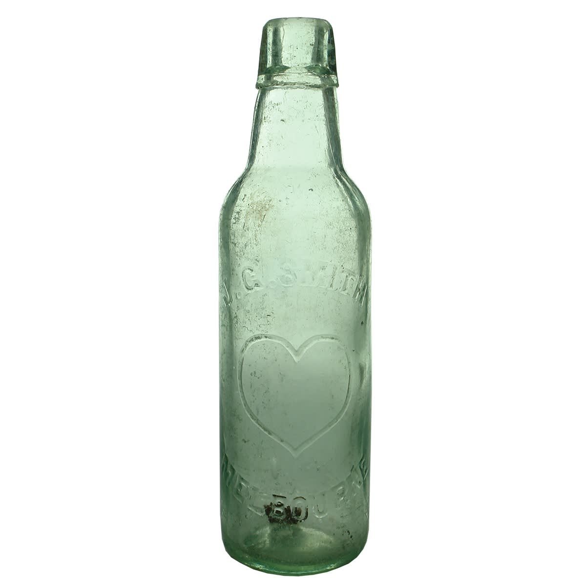 Lamont. J. G. Smith, Melbourne. Love Heart. Bratby & Hinchcliffe maker. 10 oz. (Victoria)