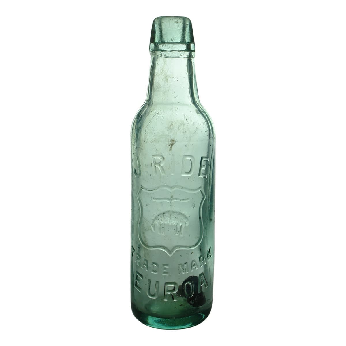Lamont. J. Ride, Euroa. Aqua. 10 oz. (Victoria)