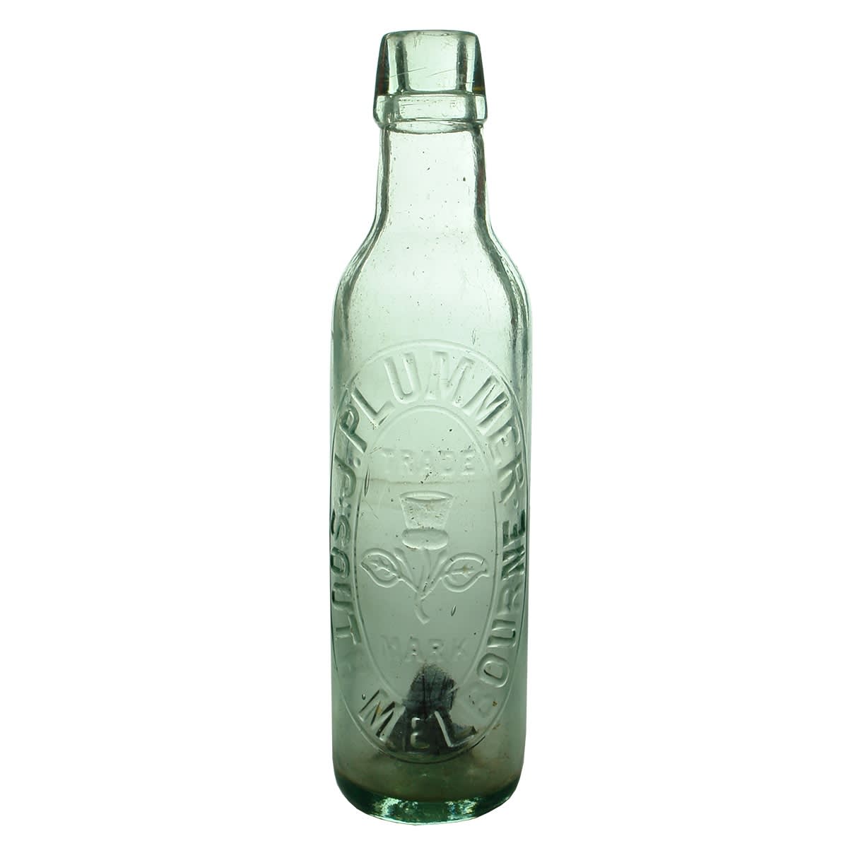 Lamont. J. Plummer, South Melbourne. Aqua. 10 oz. (Victoria)