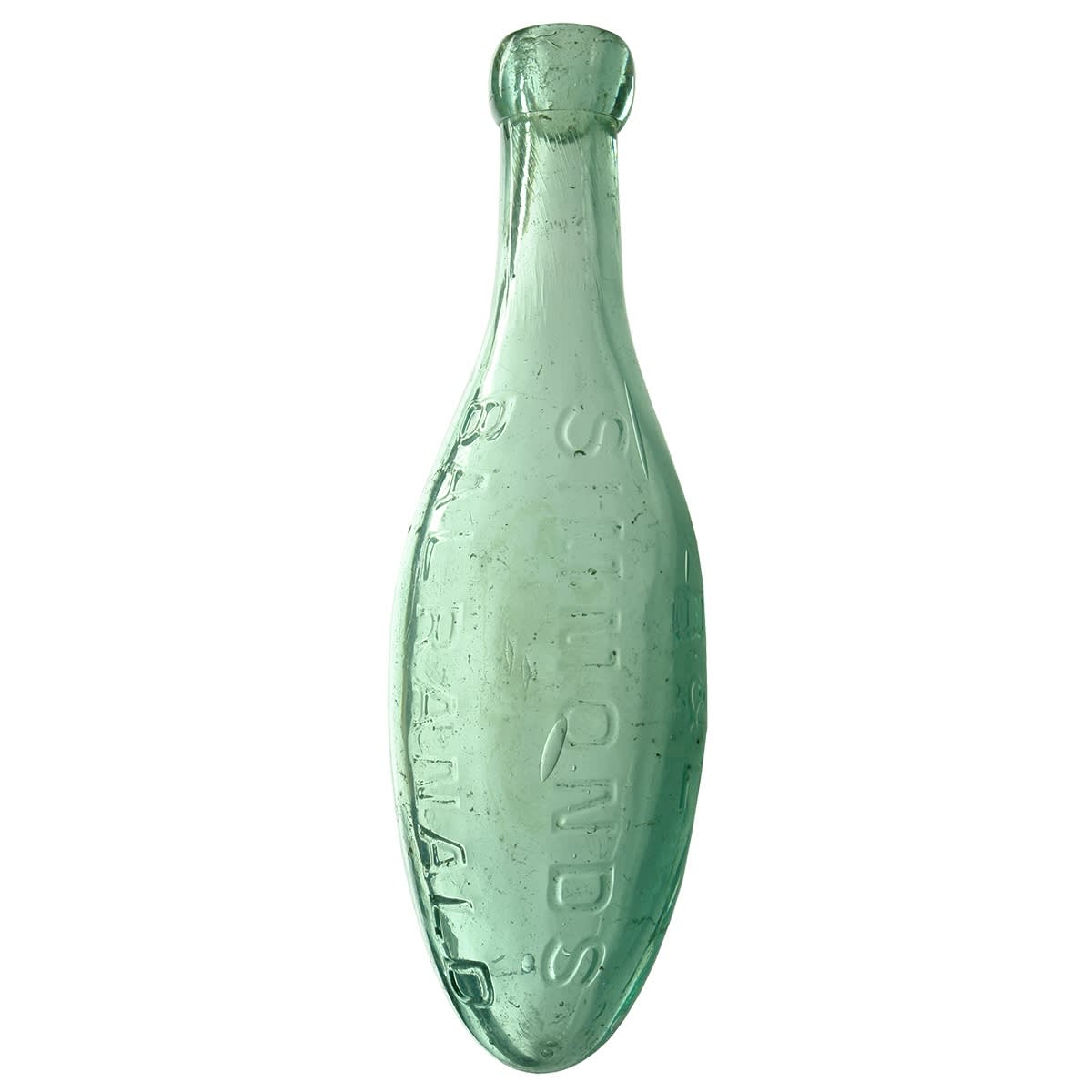 Torpedo. R & L Simmonds, Balranald. Aqua. 10 oz. (New South Wales)