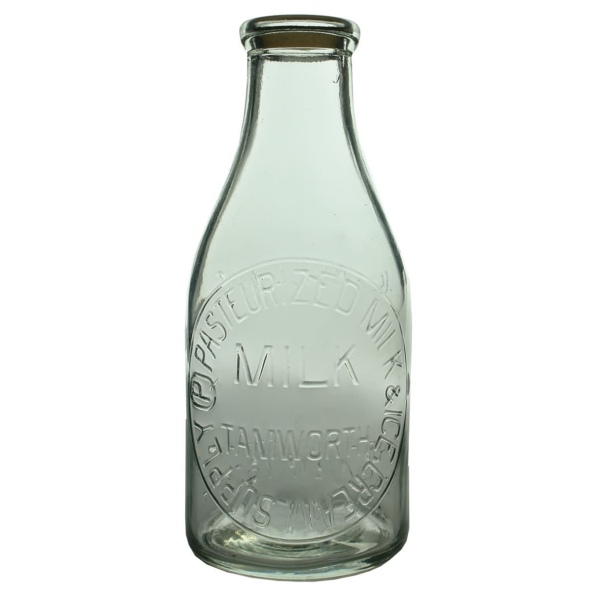Milk. QP Pasteurized Milk & Ice Cream Supply, Tamworth. Quart. (New South Wales)