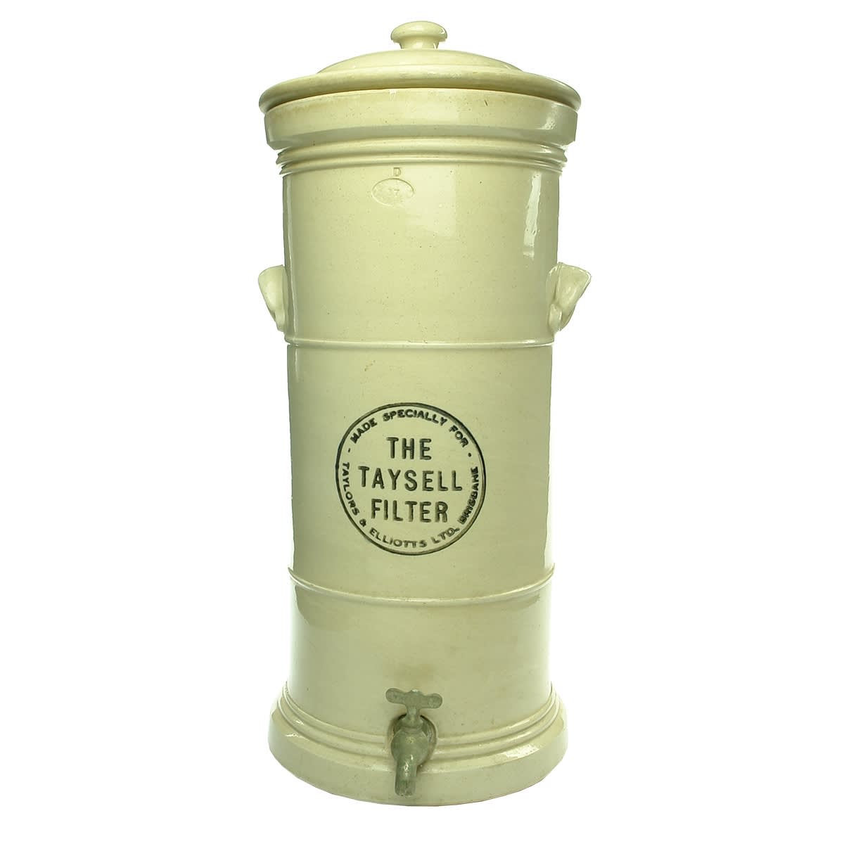 Water Filter. The Taysell Filter. Taylors & Elliotts Ltd Brisbane. R. Fowler Sydney pottery. (Queensland)