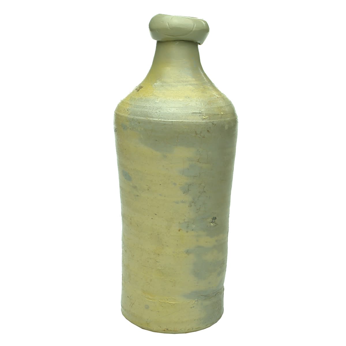 Convict Ginger Beer. Unmarked. Yellow & Grey. 10 oz. (Sydney, New South Wales)