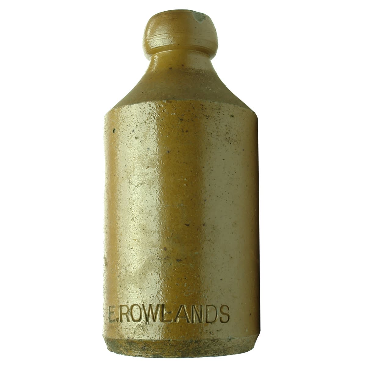Impressed Ginger Beer. E. Rowlands. No other markings. All Tan. (New South Wales & Victoria)