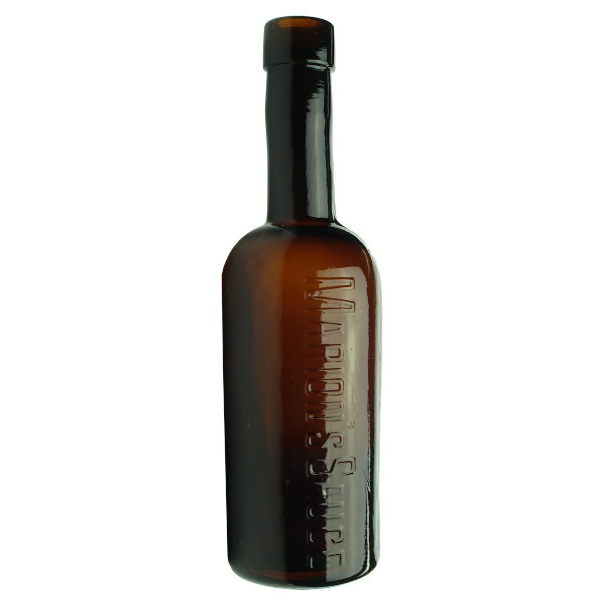 Hot Sauce. Marion's Sauce. Faulding & Co Sole Agents. Dark Amber. 10 oz. (South Australia)