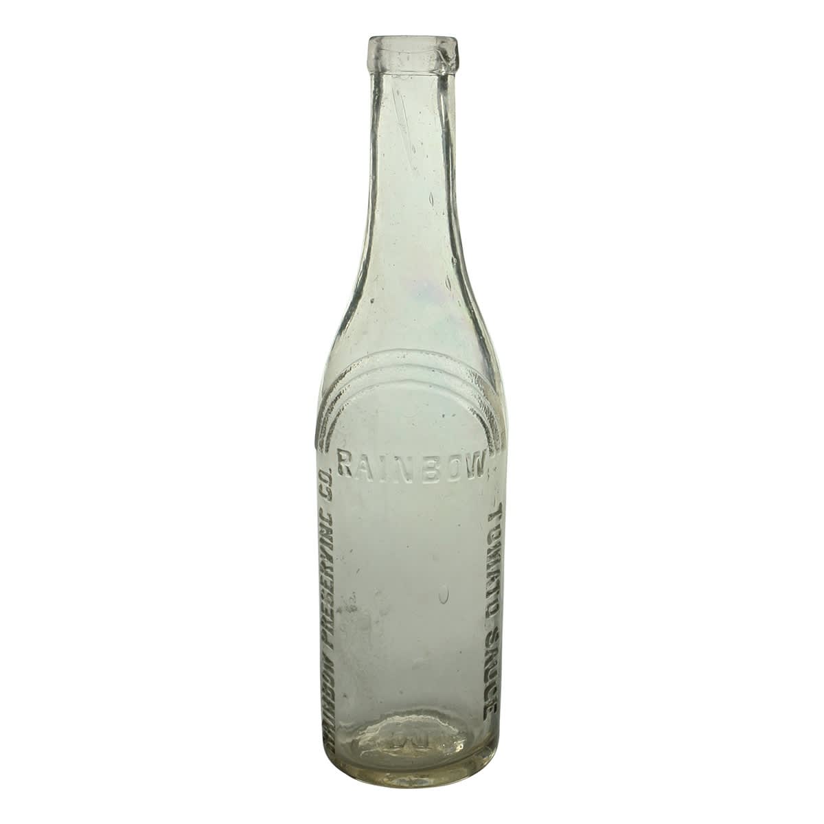 Sauce. Rainbow Preserving Co. Clear. 13 oz. (Clifton Hill. Victoria)