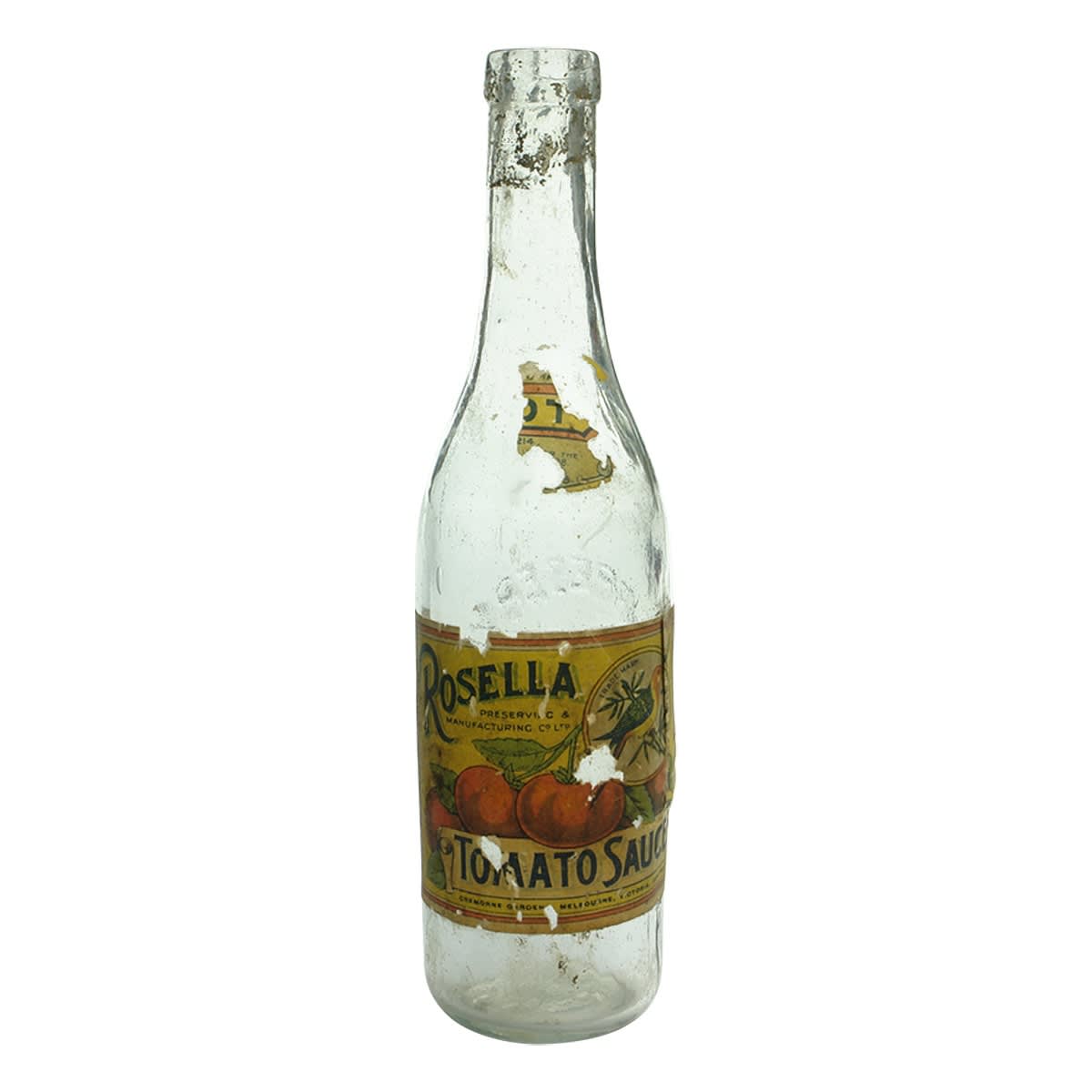 Sauce. Rosella Preserving Co. Limited. Original label. Clear. 13 oz. (Victoria)