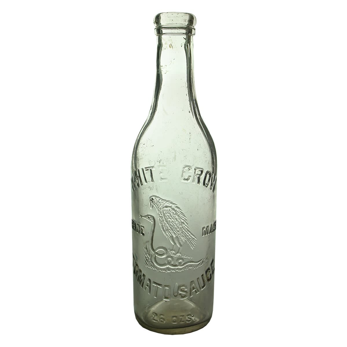 Tomato Sauce. White Crow. 26 oz. Very pale sun coloured amethyst. (Melbourne, Victoria)