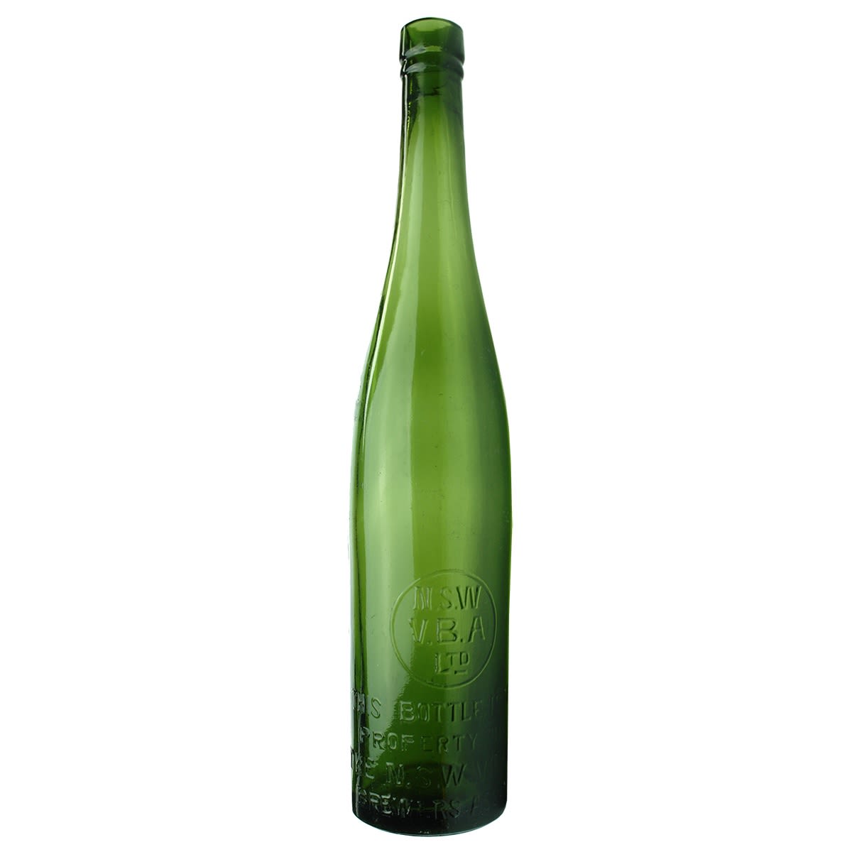 Vinegar. N. S. W Vinegar Brewers Association Ltd. Green. 26 oz. (New South Wales)