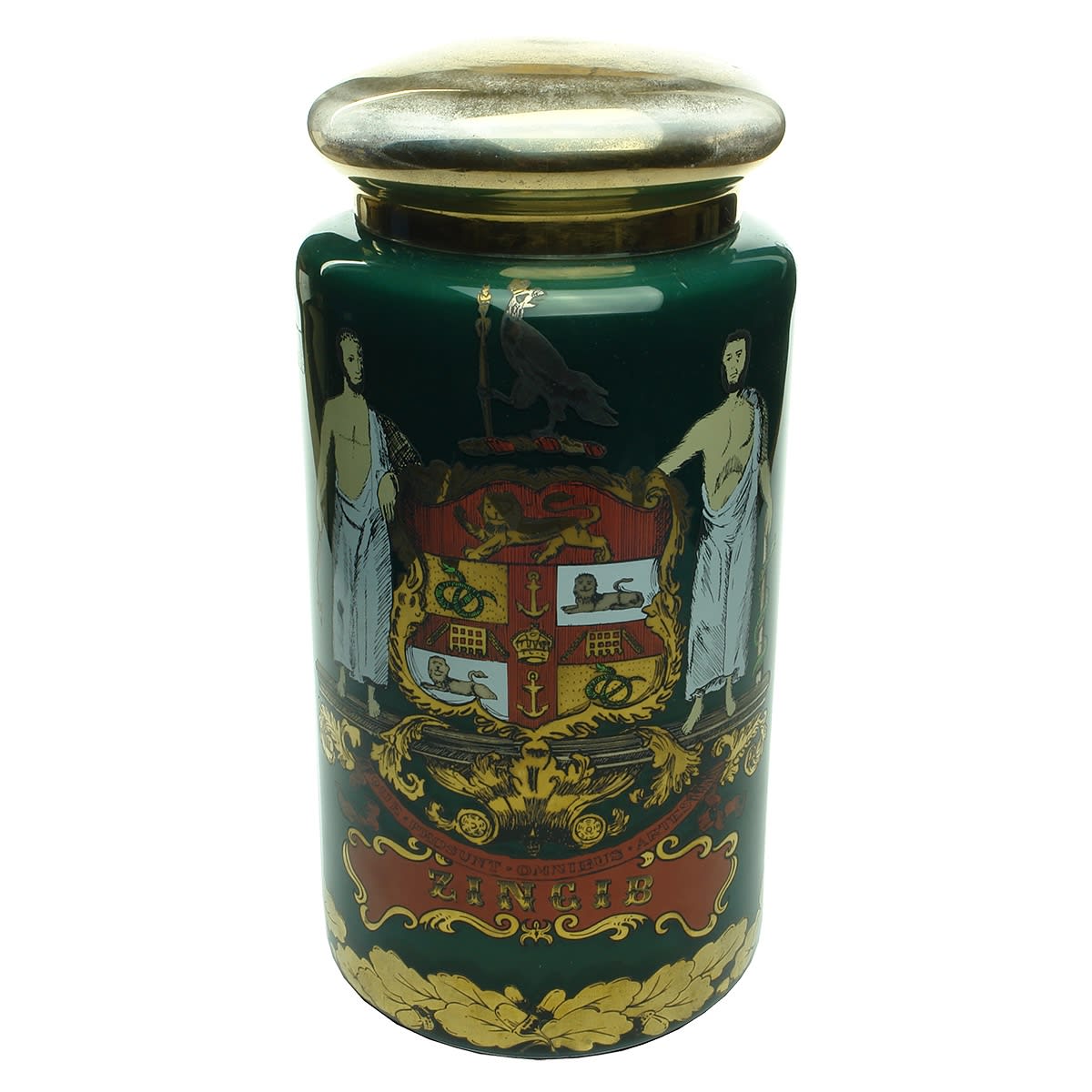 Pharmacy. Royal Pharmaceutical Society Zingib Species Jar, 150th Commemorative Edition, 1991. Limited edition of 500.