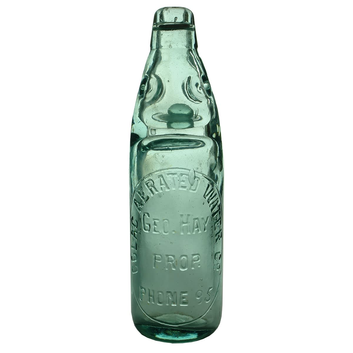 Codd. Geo. Hay. Colac Aerated Water Co. 10 oz. (Victoria)