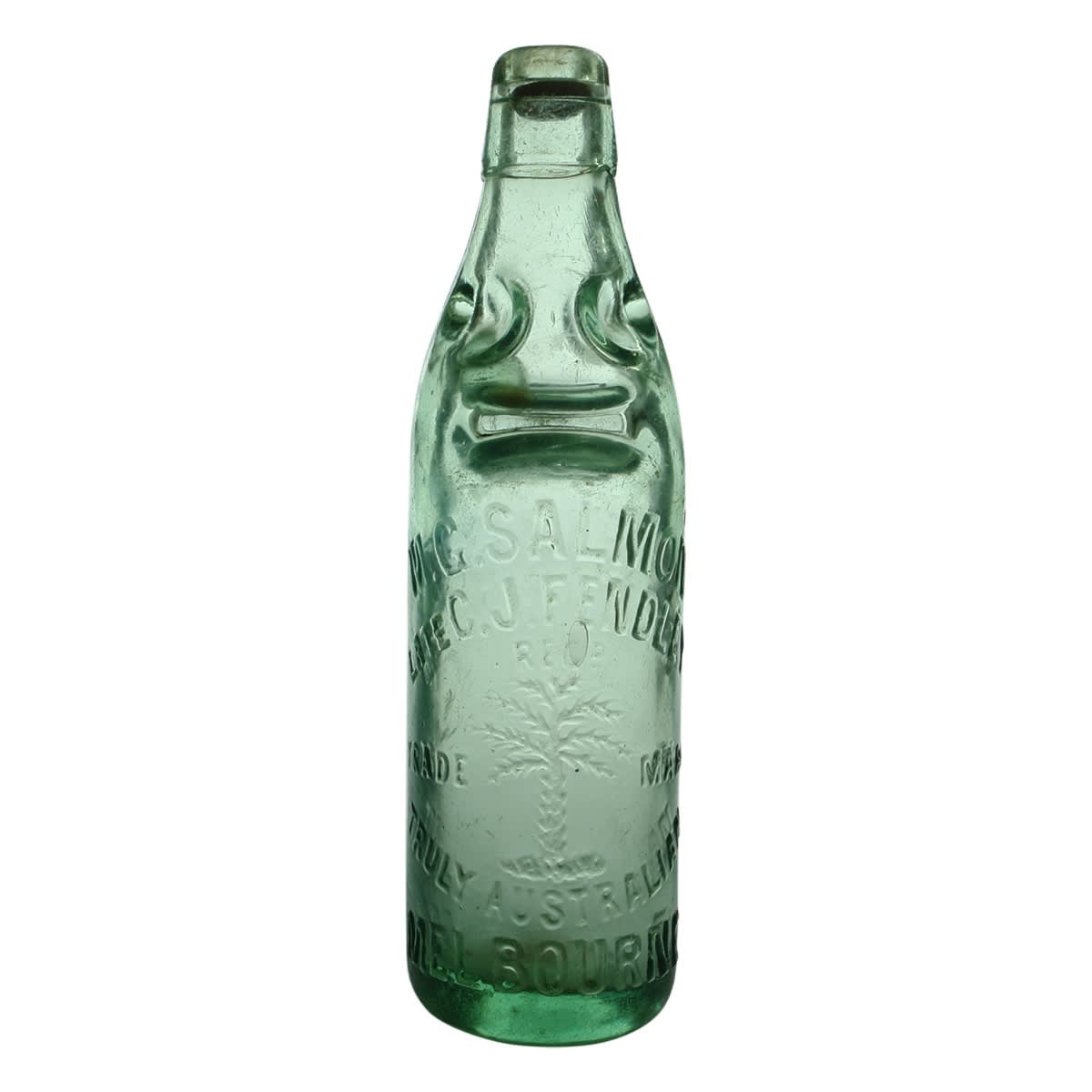 Codd. M. G. Salmon late C. J. Fendley, Melbourne. Truly Australian. Dobson. Aqua. 10 oz. (Victoria)