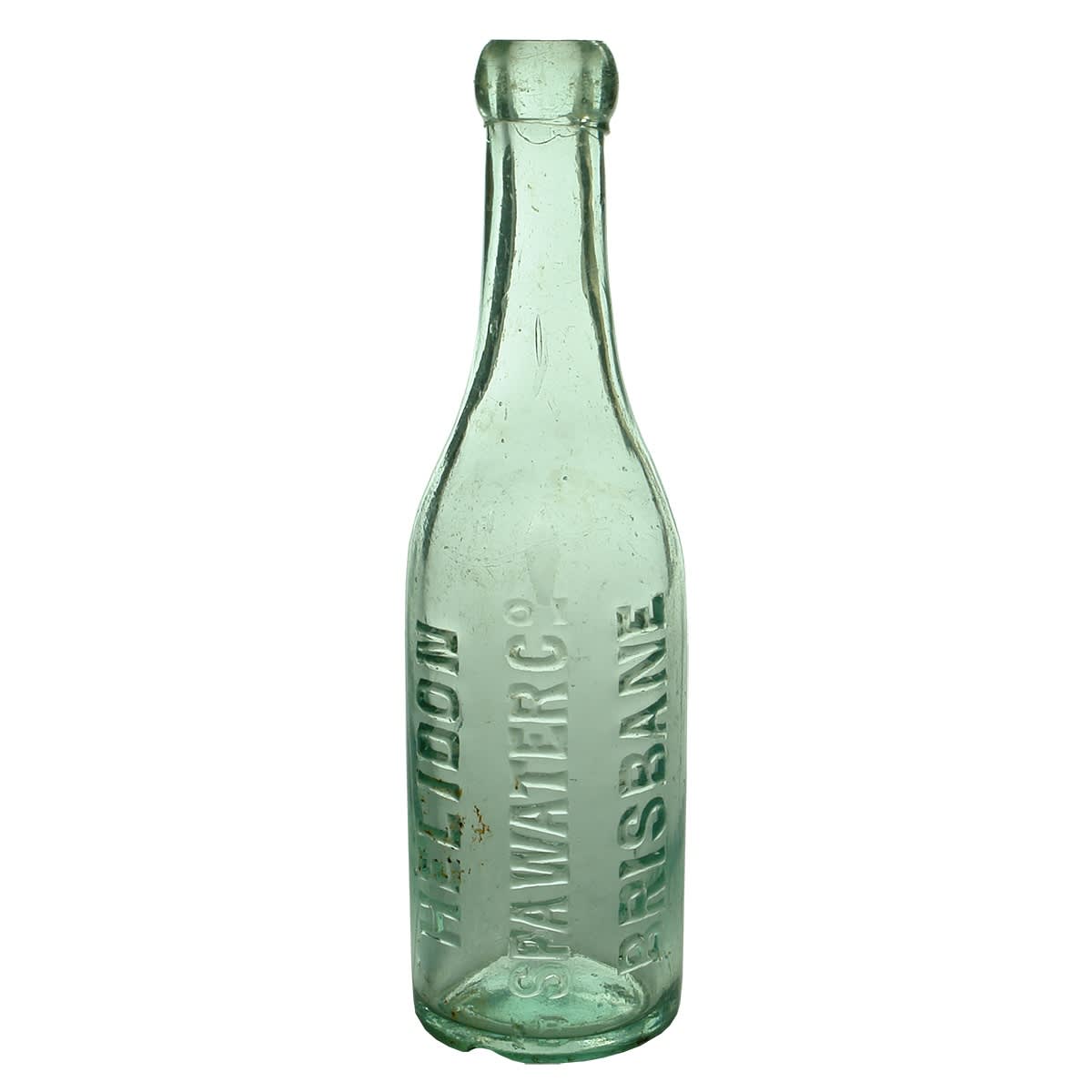 Blob top Soda. Helidon Spa Water Co. Brisbane. Aqua. 6 oz. (Queensland)