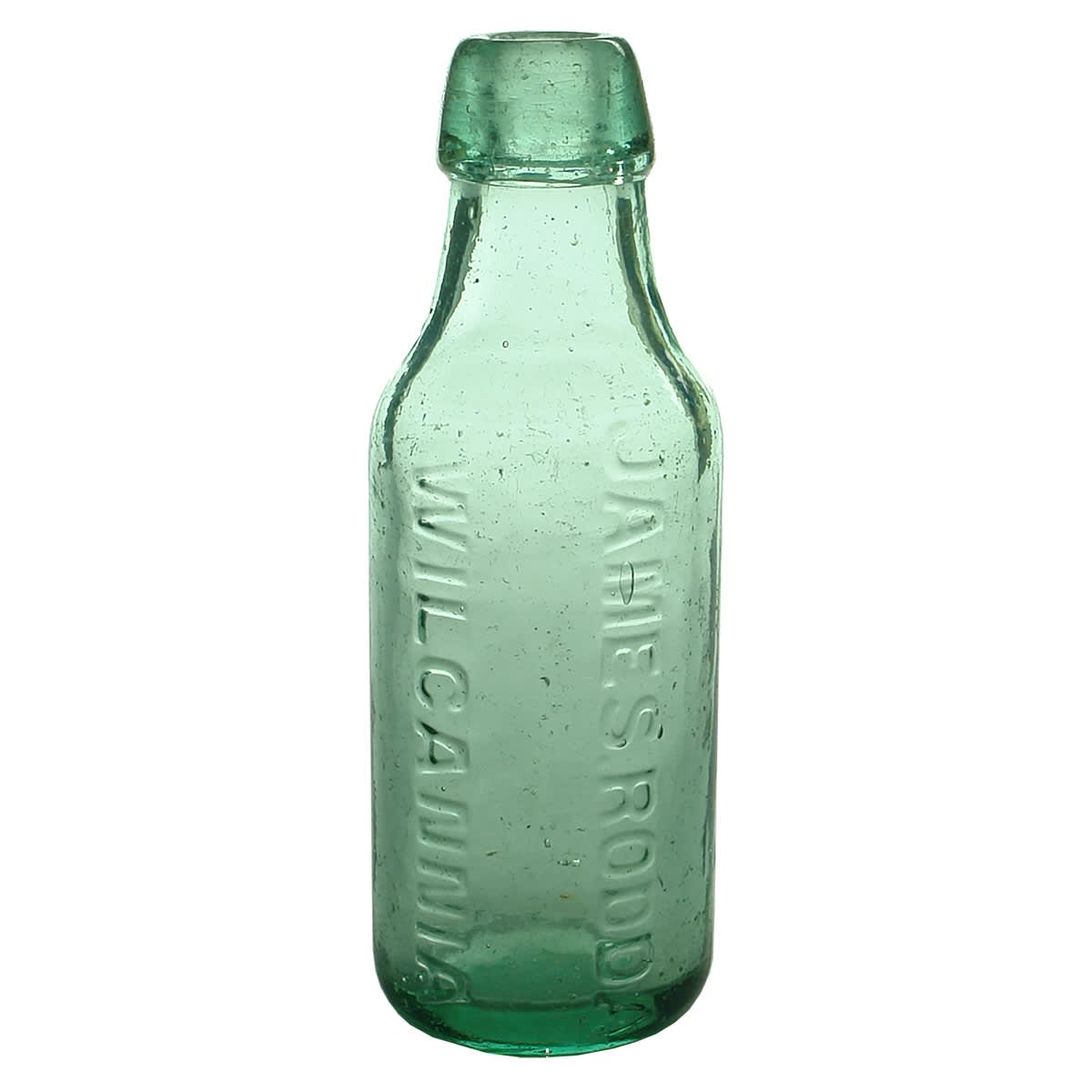 Lamont. James Rodda, Wilcannia. 6 oz. Aqua. (New South Wales)