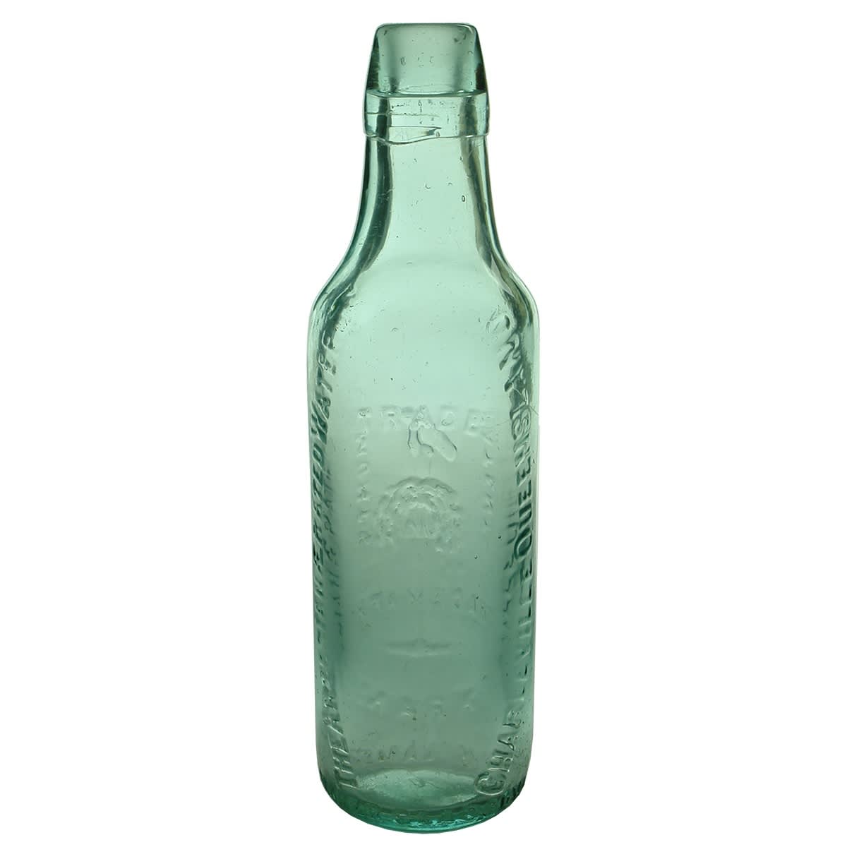 Lamont. The Artesian Aerated Water Co., Charleville. Fountain. Aqua. 10 oz. (Queensland)