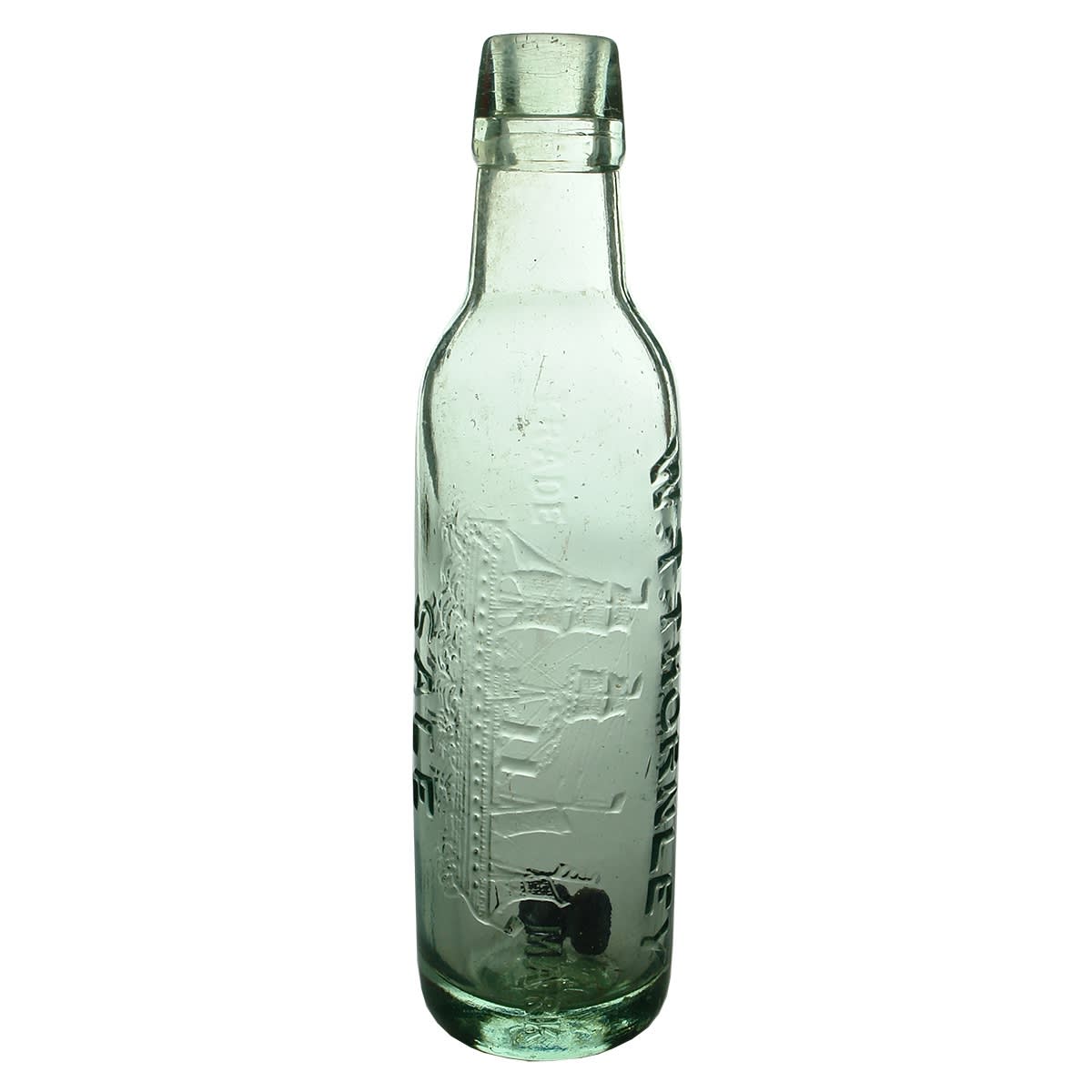 Lamont. W. T. Thornley, Sale. Sailing Ship. Kilner Bros. Aqua. 10 oz. (Victoria)