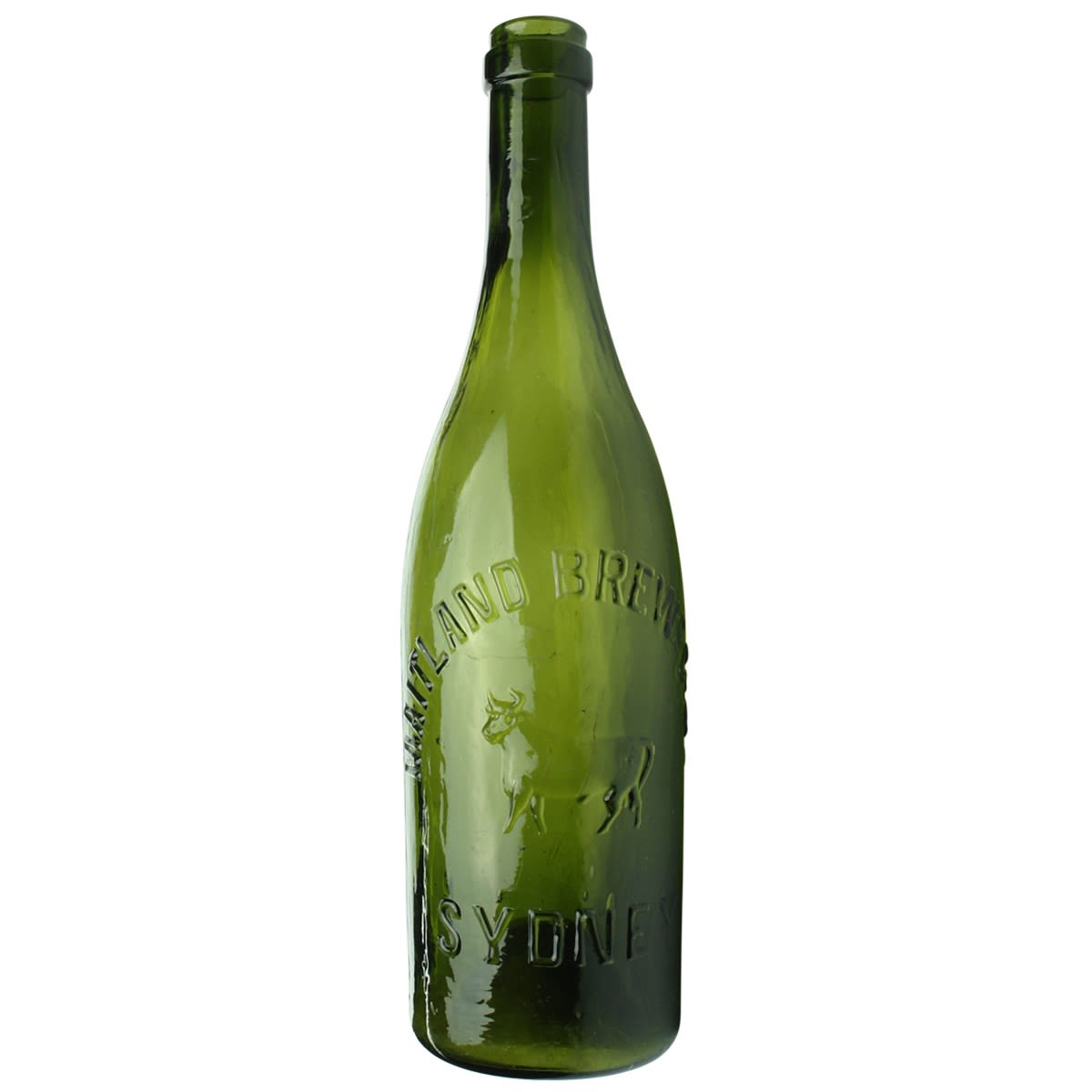 Beer. Maitland Brewg Co Ltd, Sydney. Ring Seal. Green. 26 oz. (New South Wales)