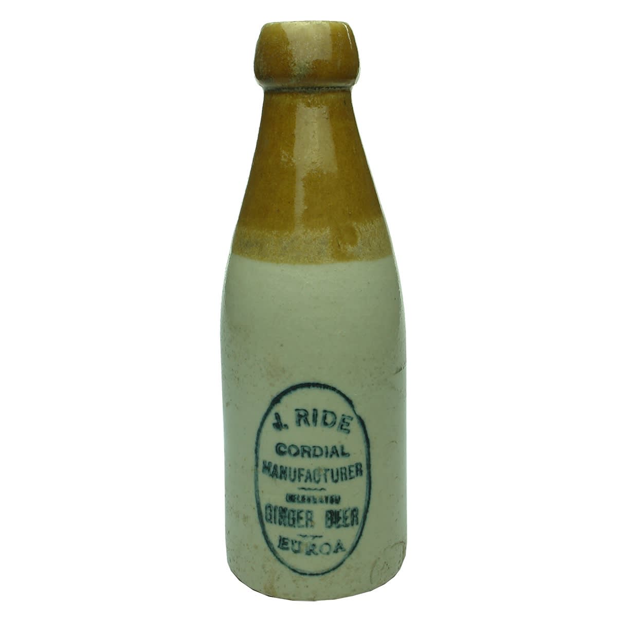 Ginger Beer. J. Ride, Euroa. Internal Thread. Tan top. (Victoria)