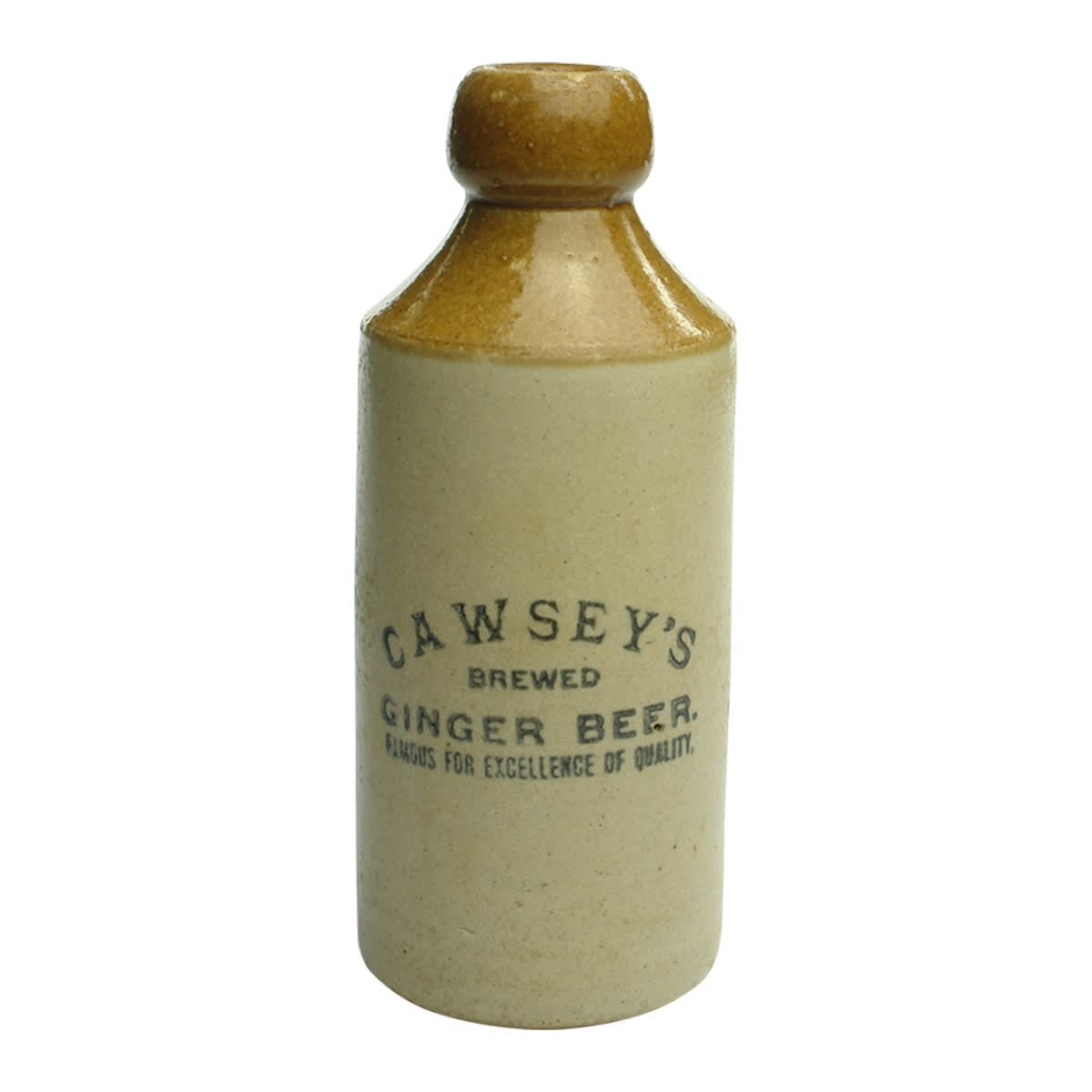 Ginger Beer. Cawsey's. Dump. Tan Top. (New South Wales)