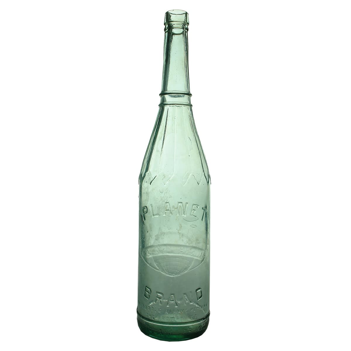 Cordial or Vinegar. Planet Brand. W. C. Douglass Ltd Sydney. Aqua. 26 oz. (New South Wales)