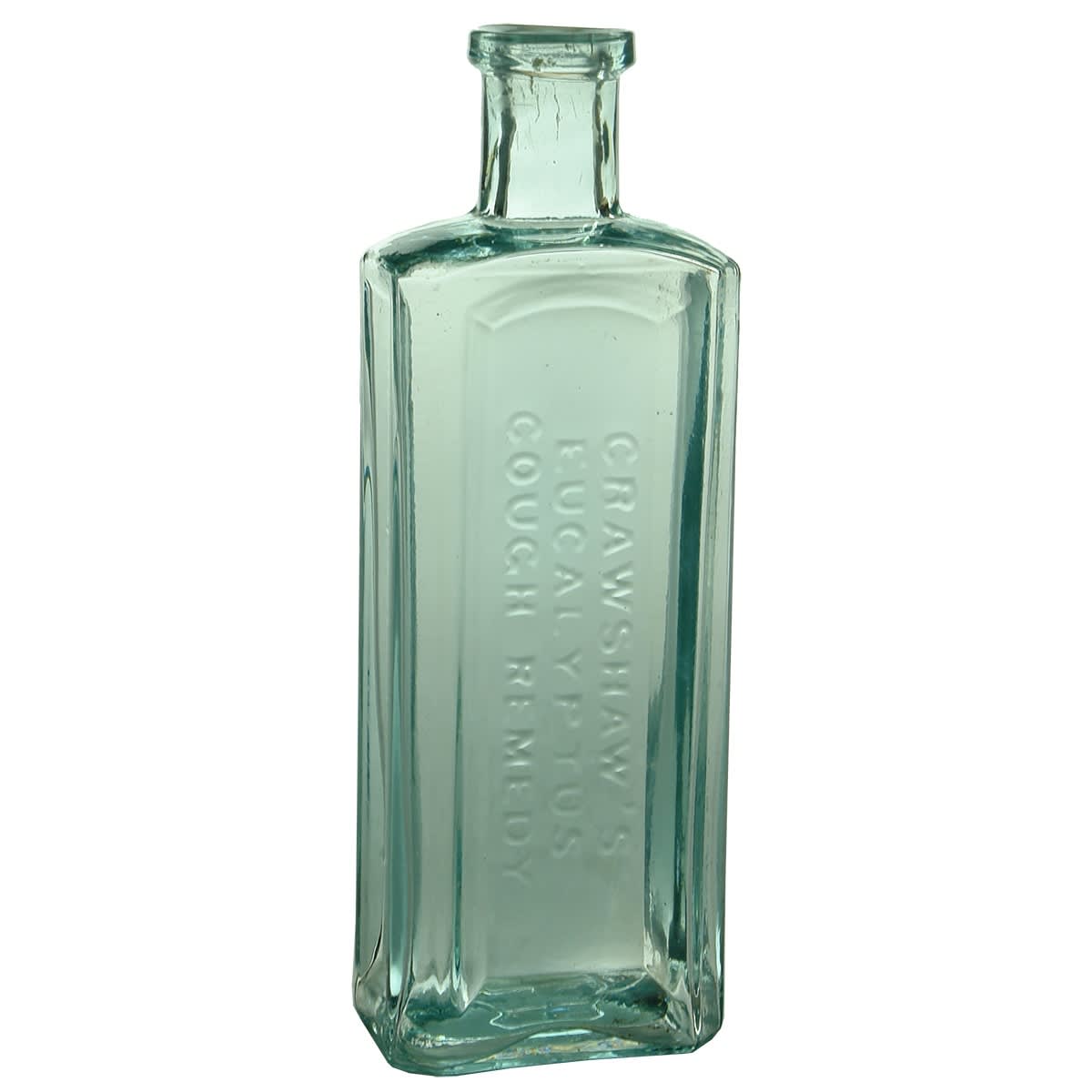 Eucalyptus. Crawshaw's Eucalyptus Cough Remedy. York Glass Co. Oblong. 131 mm.