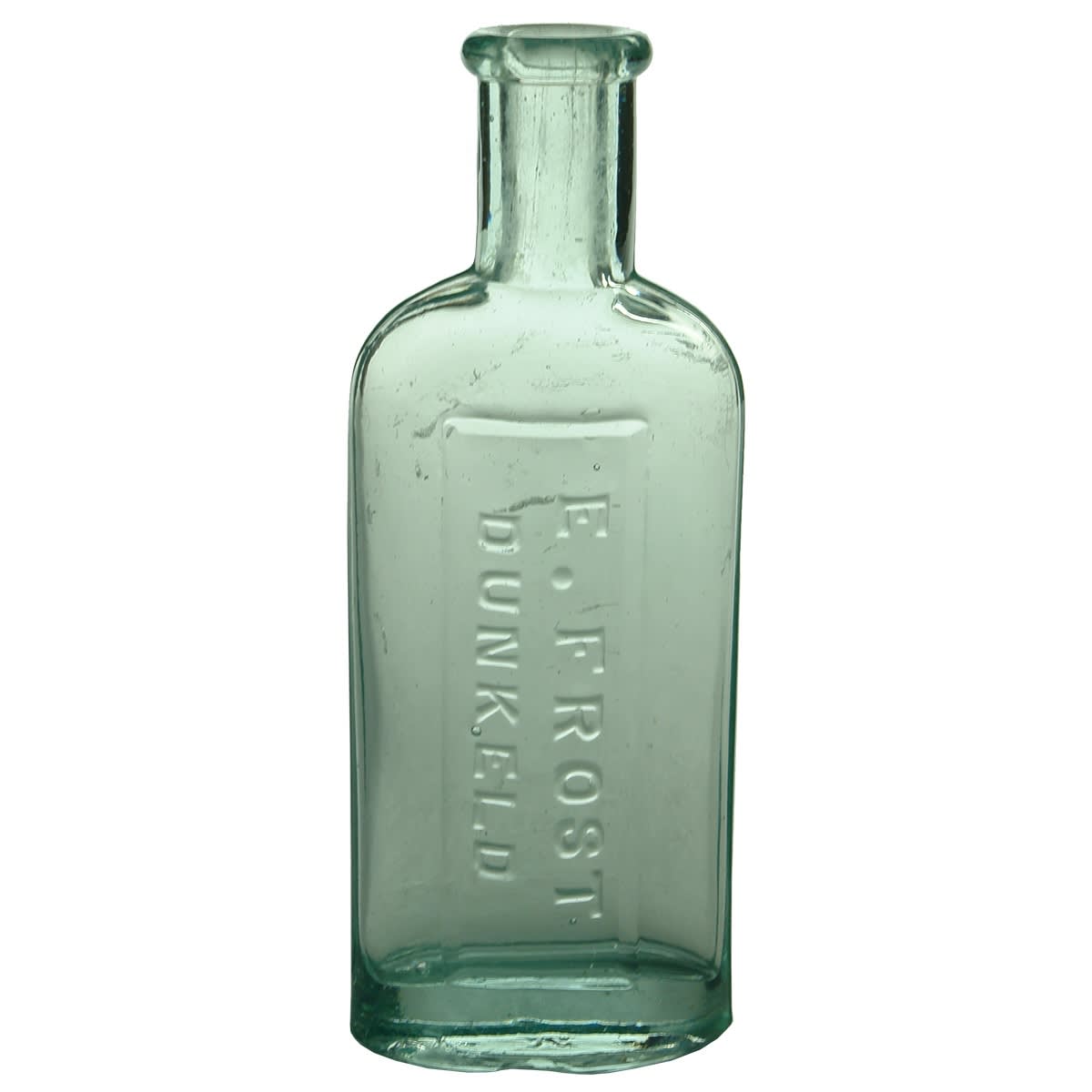 Eucalyptus Oil. E. Frost, Dunkeld. M base mark. 2 oz. 136 mm. (Victoria)