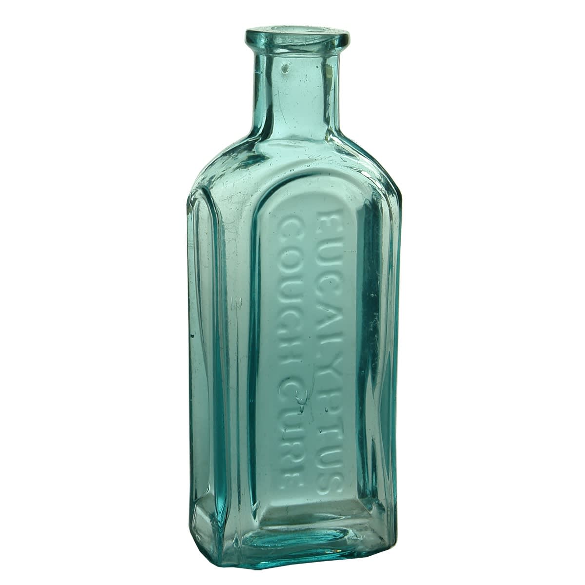 Eucalyptus. Eucalyptus Cough Cure. No base mark. 2 oz. 123 mm