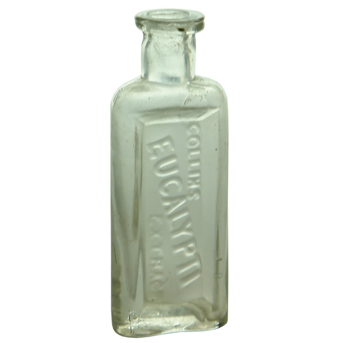 Eucalyptus Oil. Collins Eucalypti Extract. Clear. 0.25 oz. 70 mm.