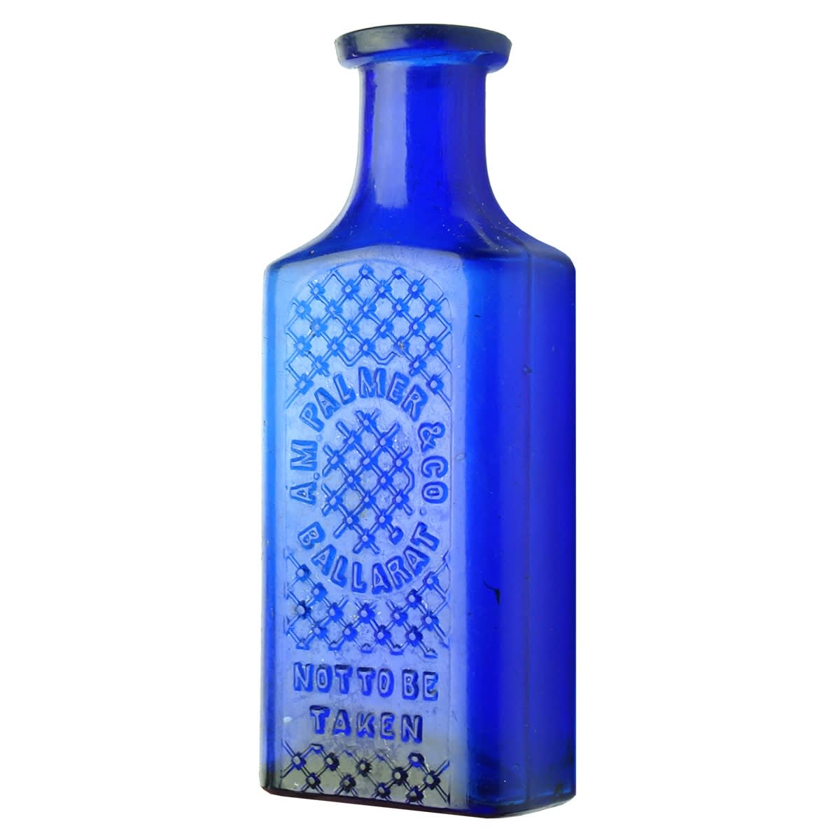 Poison. A. M. Palmer & Co. Ballarat. Cobalt. 2 oz. (Victoria)