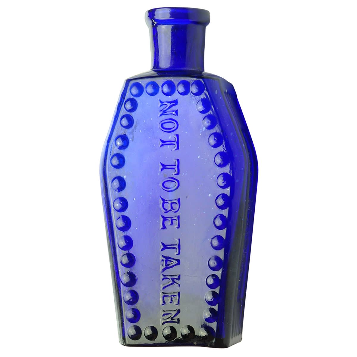 Poison. Aegis Coffin Poison. Cobalt. 2 oz. (Woodham & Mignot, 169 Hanbury Street, Mile End, London, United Kingdom) (Late Kingsley Durdin Collection)