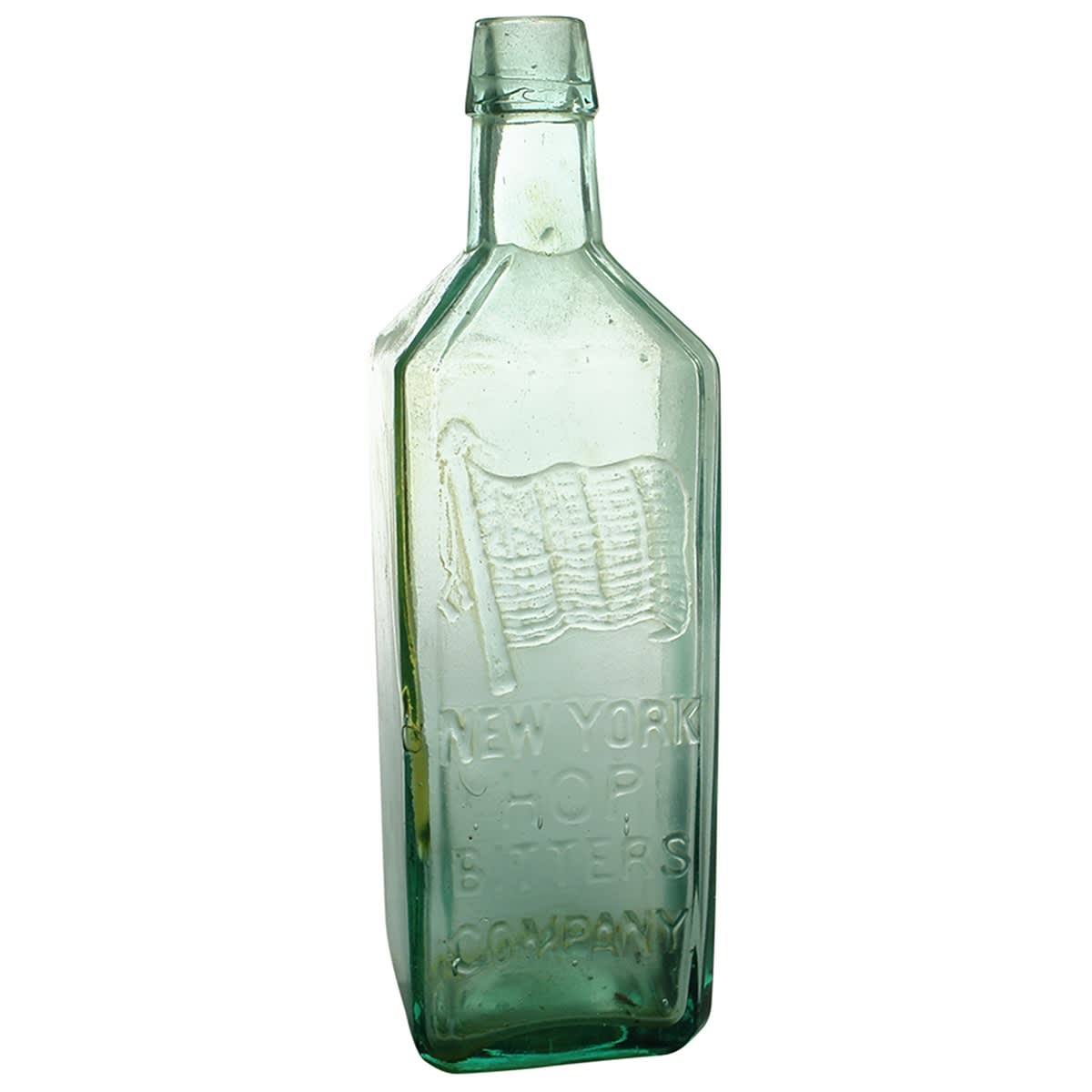 Spirits. New York Hop Bitters. Aqua. 26 oz. (Australia)