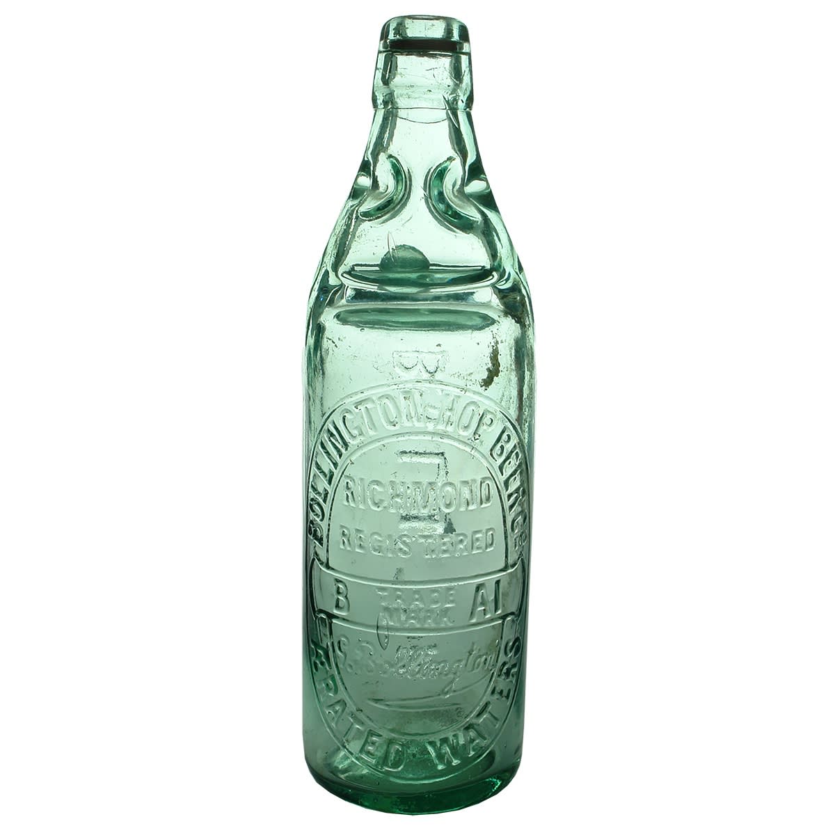 Codd. Bollington Hop Beer Co., Richmond. Dobson. Aqua. 26 oz. (Victoria)