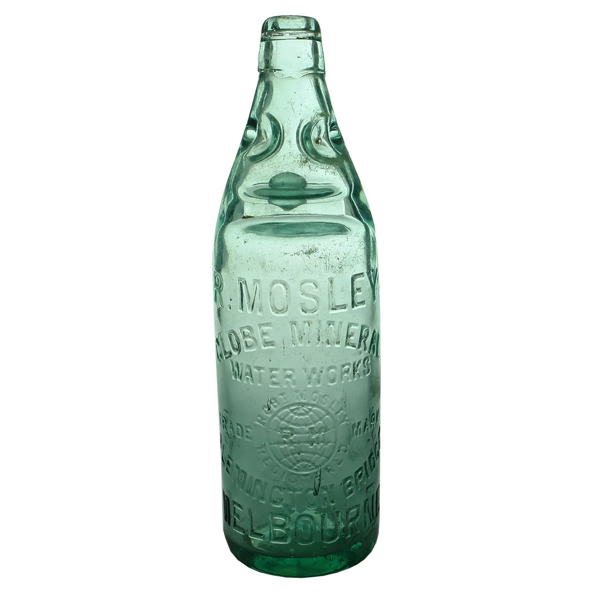 Codd. R. Mosley, Melbourne. Dobson. Aqua. 26 oz. (Victoria)