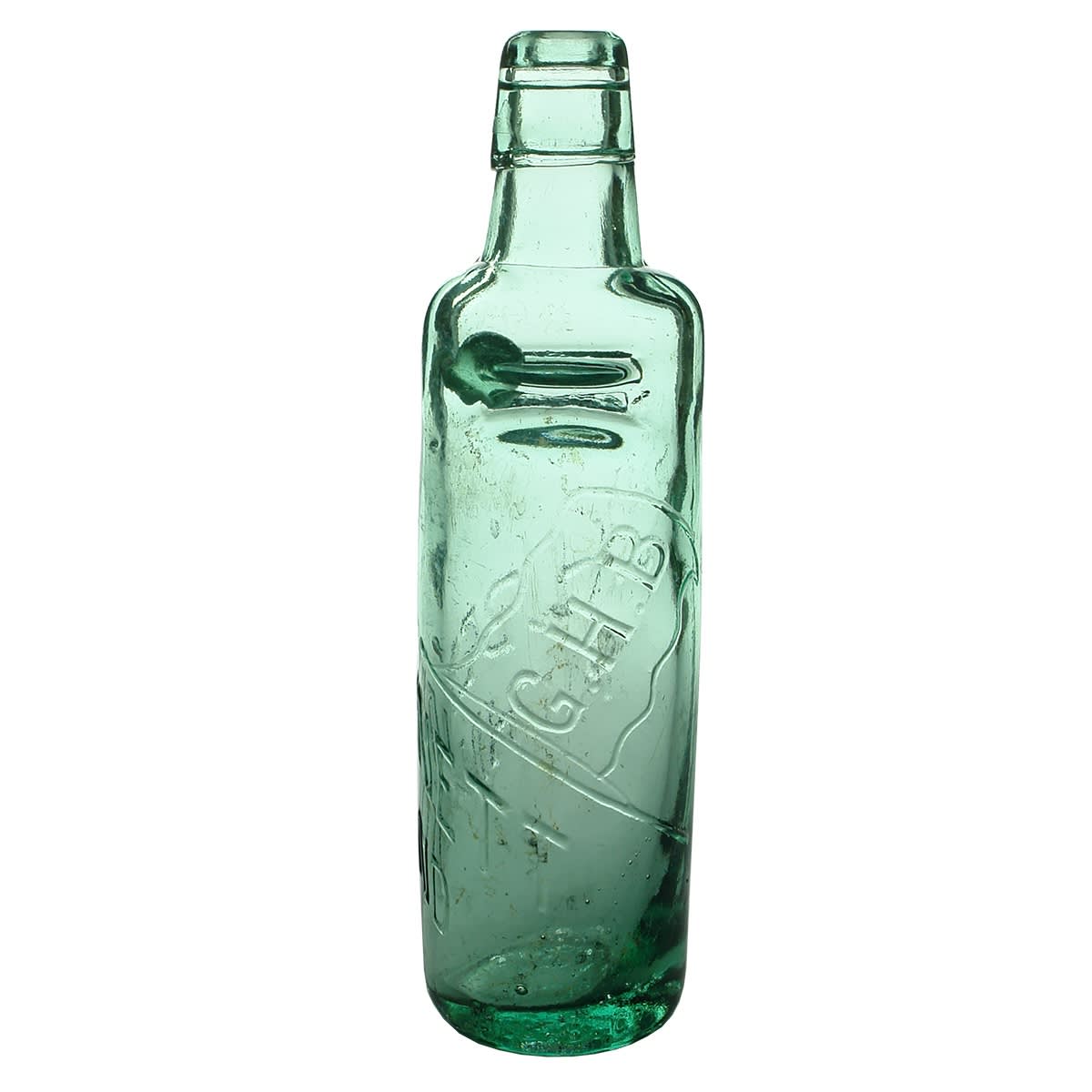 Codd. G. H. Bennett, Richmond. Flag. All way pour. 10 oz. (Victoria)