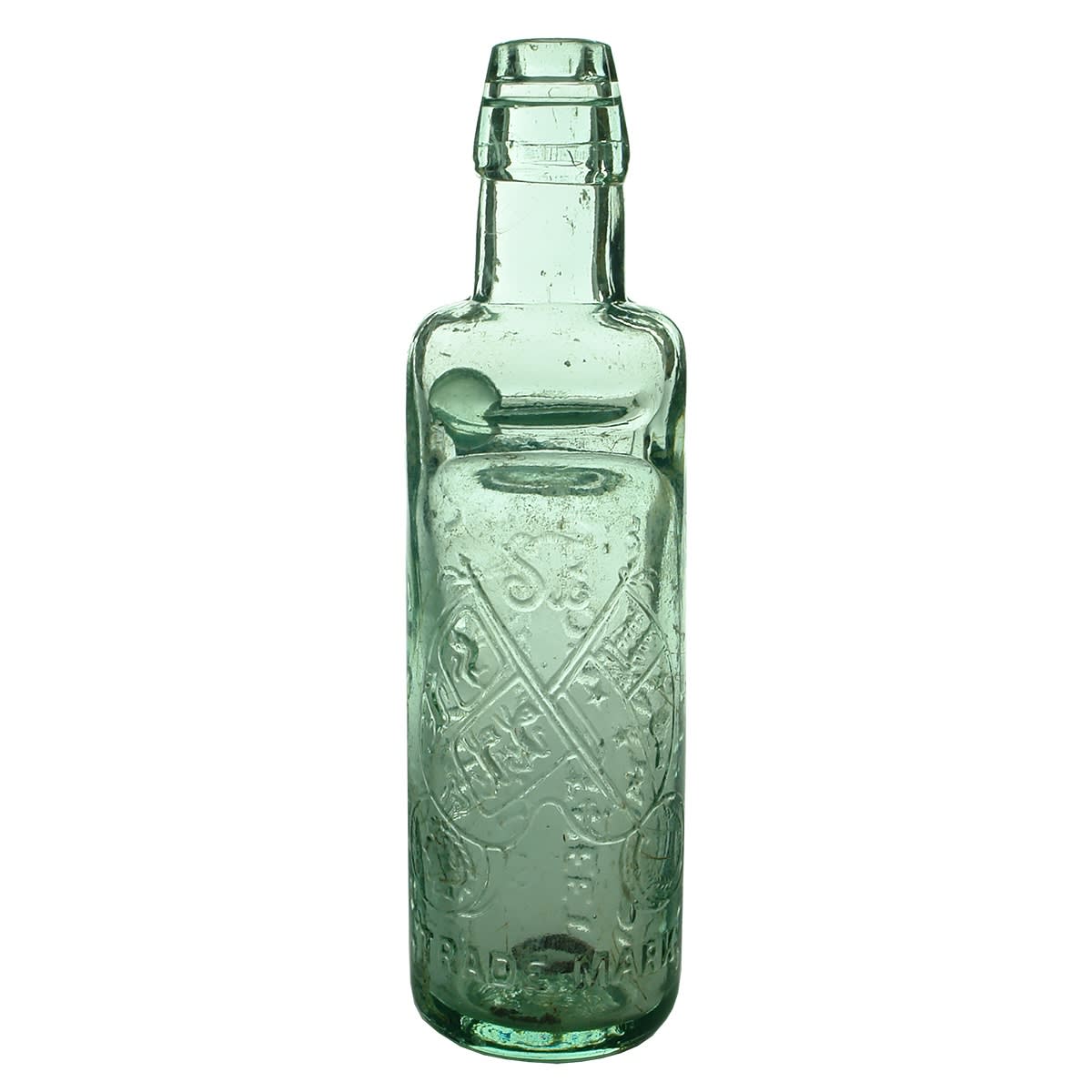 Codd. J. Fletcher's, Koroit Street, Warrnambool. Crossed Flags. Kilner Bros. (Victoria)