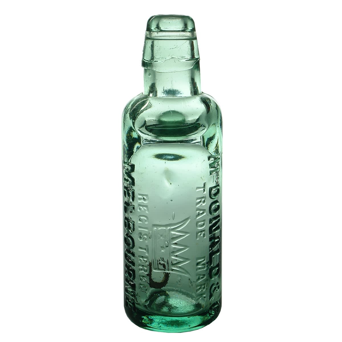 Codd. M. McDonald & Co., Melbourne. Crown. All Way Pour. MGB Co. 6 oz. (Victoria)