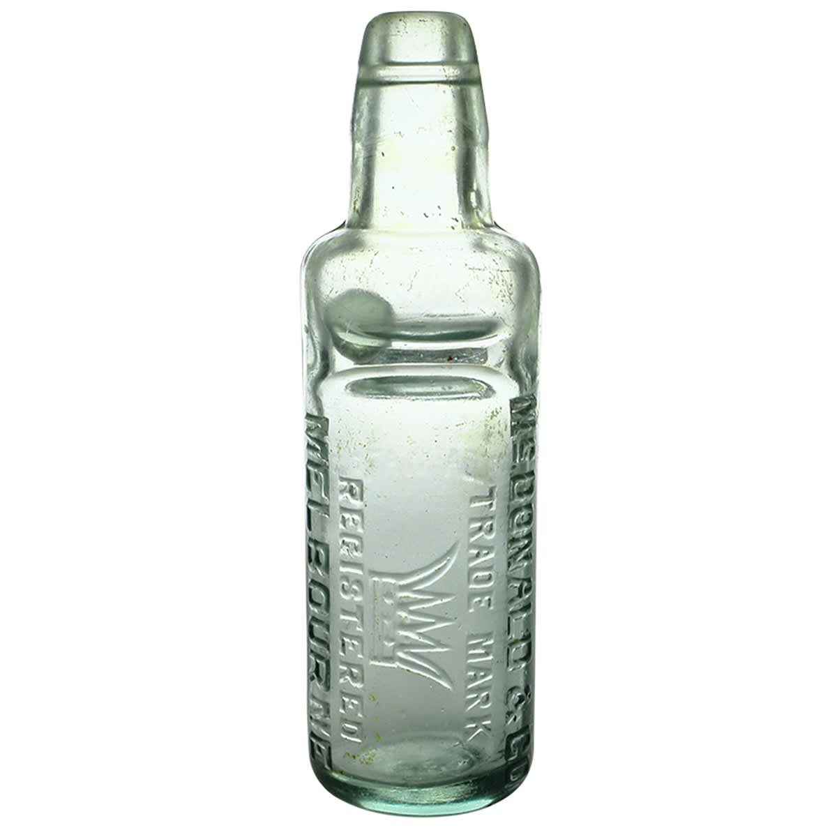Codd. McDonald & Co., Melbourne. M. All Way Pour. Aqua. 6 oz. (Victoria)
