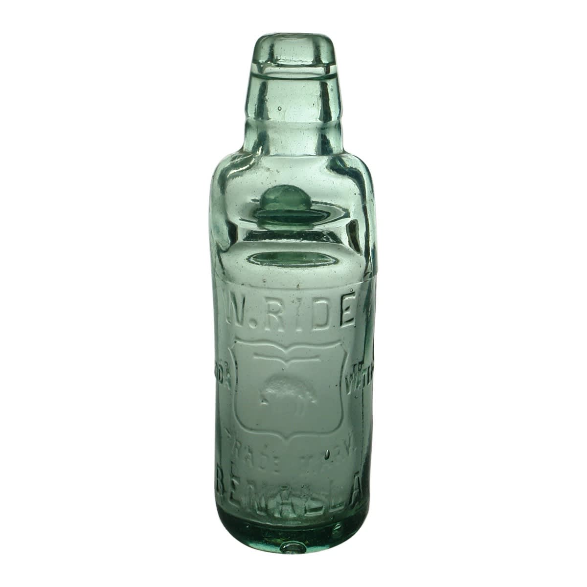 Codd. W. Ride, Benalla. All Way Pour. Aqua. 6 oz. (Victoria)
