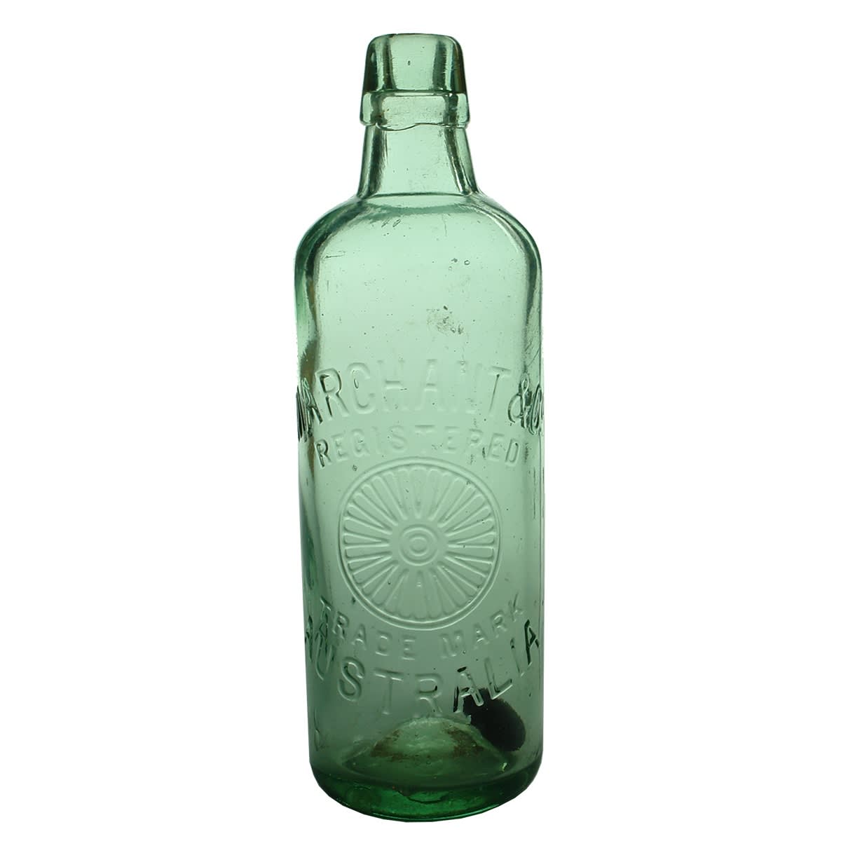 Lamont. Marchant & Co., Australia. Dated 1898 on the base. Fine spoke or Orange Slice variety. 26 oz.
