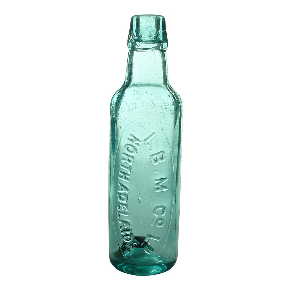 Lamont. L. B. M. Co Ld, North Adelaide. Blue Aqua. 10 oz. Lion Brewing & Malting Co. (South Australia)