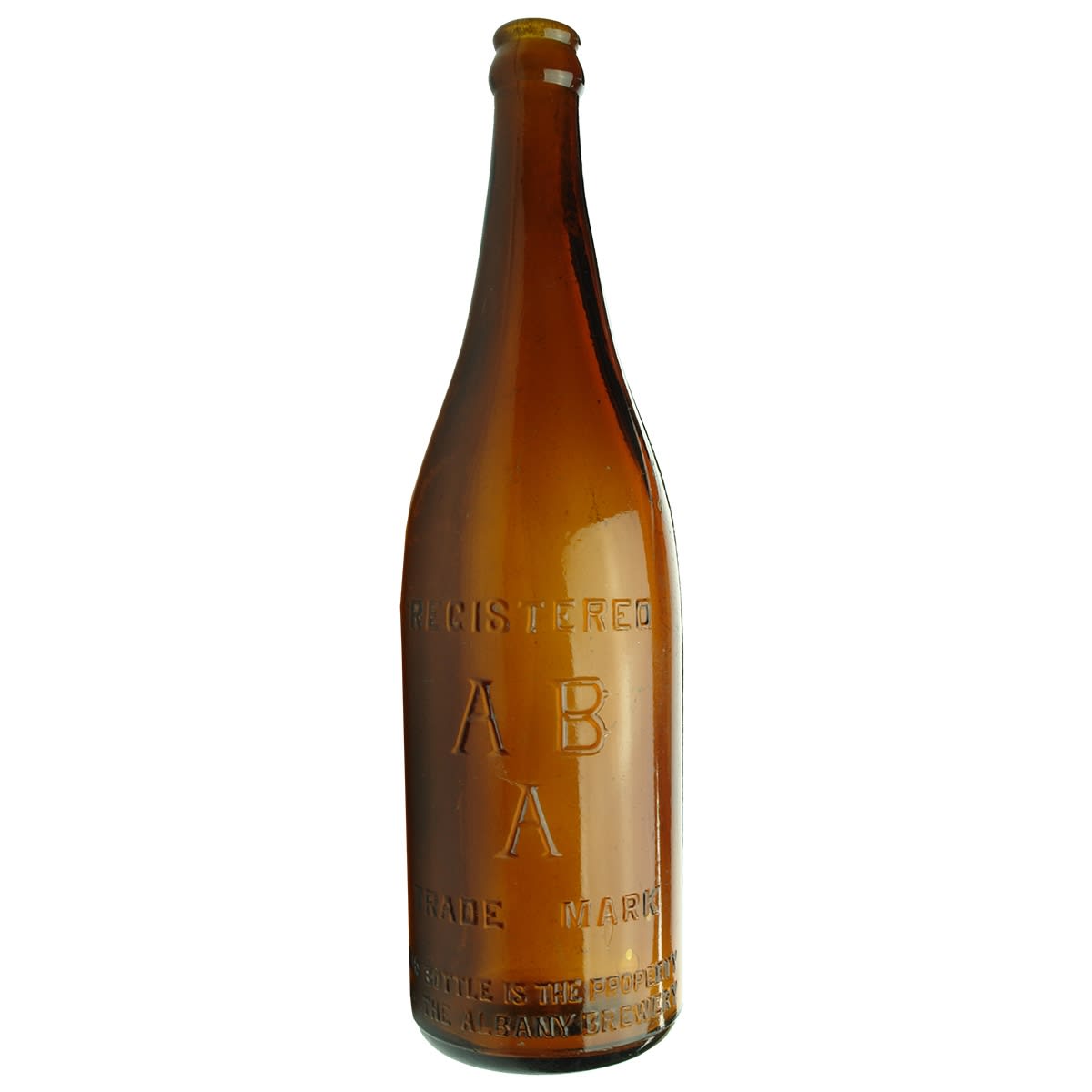 Crown Seal Brewery. Albany Brewery. ABA. Amber. 26 oz. (Western Australia)
