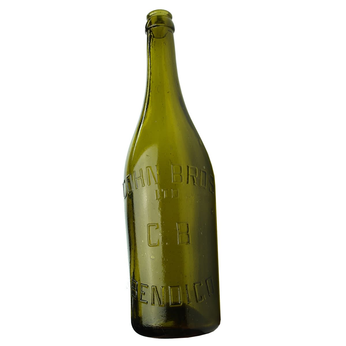 Beer. Cohn Bros Ltd, Bendigo. Crown Seal. Olive Green. 26 oz. (Victoria)