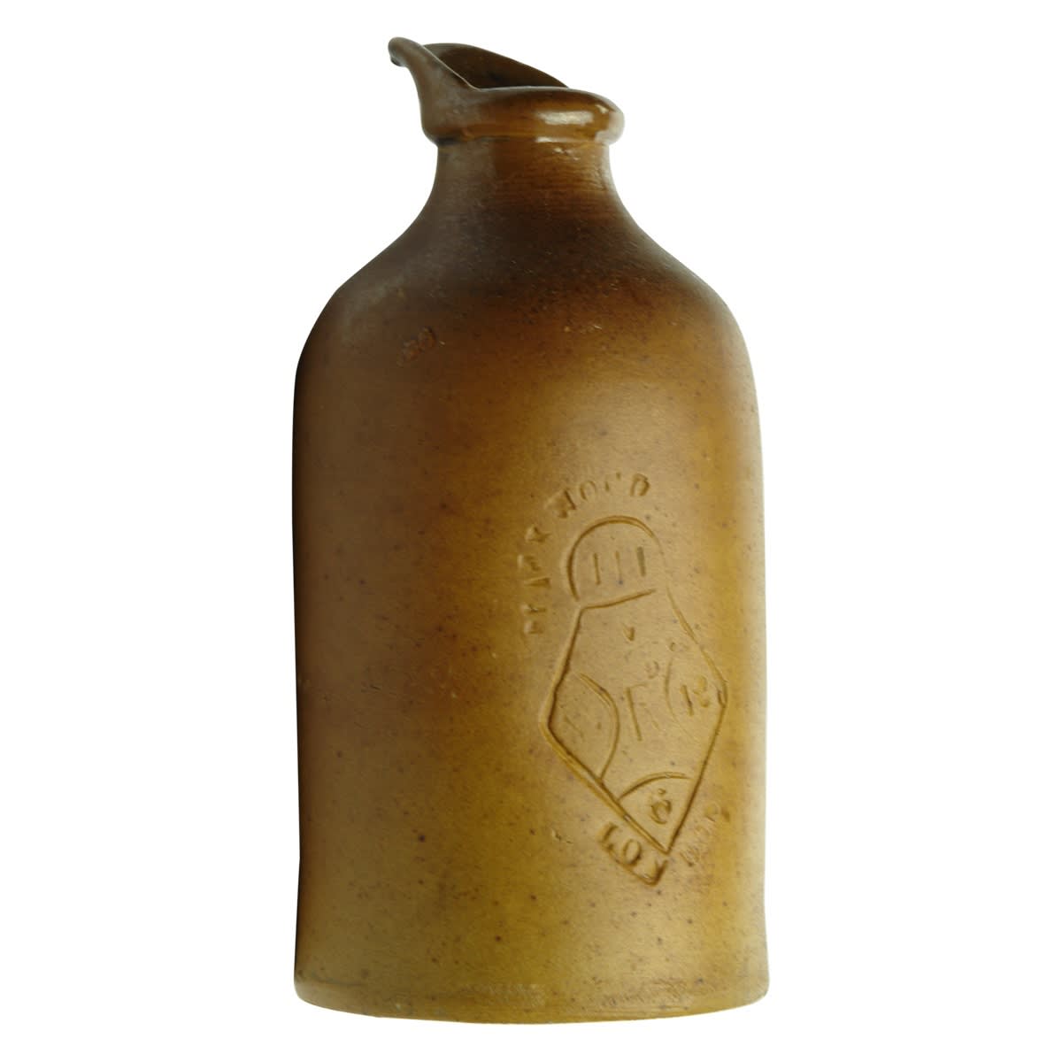 Ink. Blackwood & Co, British Registration Diamond. Salt Glaze. 118 mm (United Kingdom) (Late Kingsley Durdin collection)