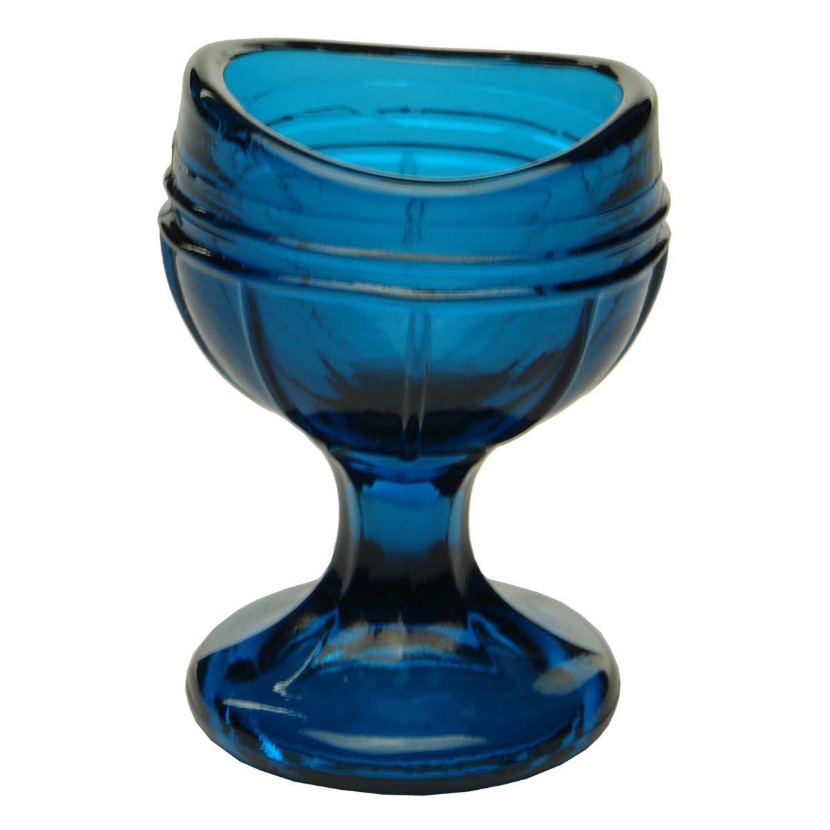 Eye Bath. Fabulous Dark Teal Pedestal Eye Bath.