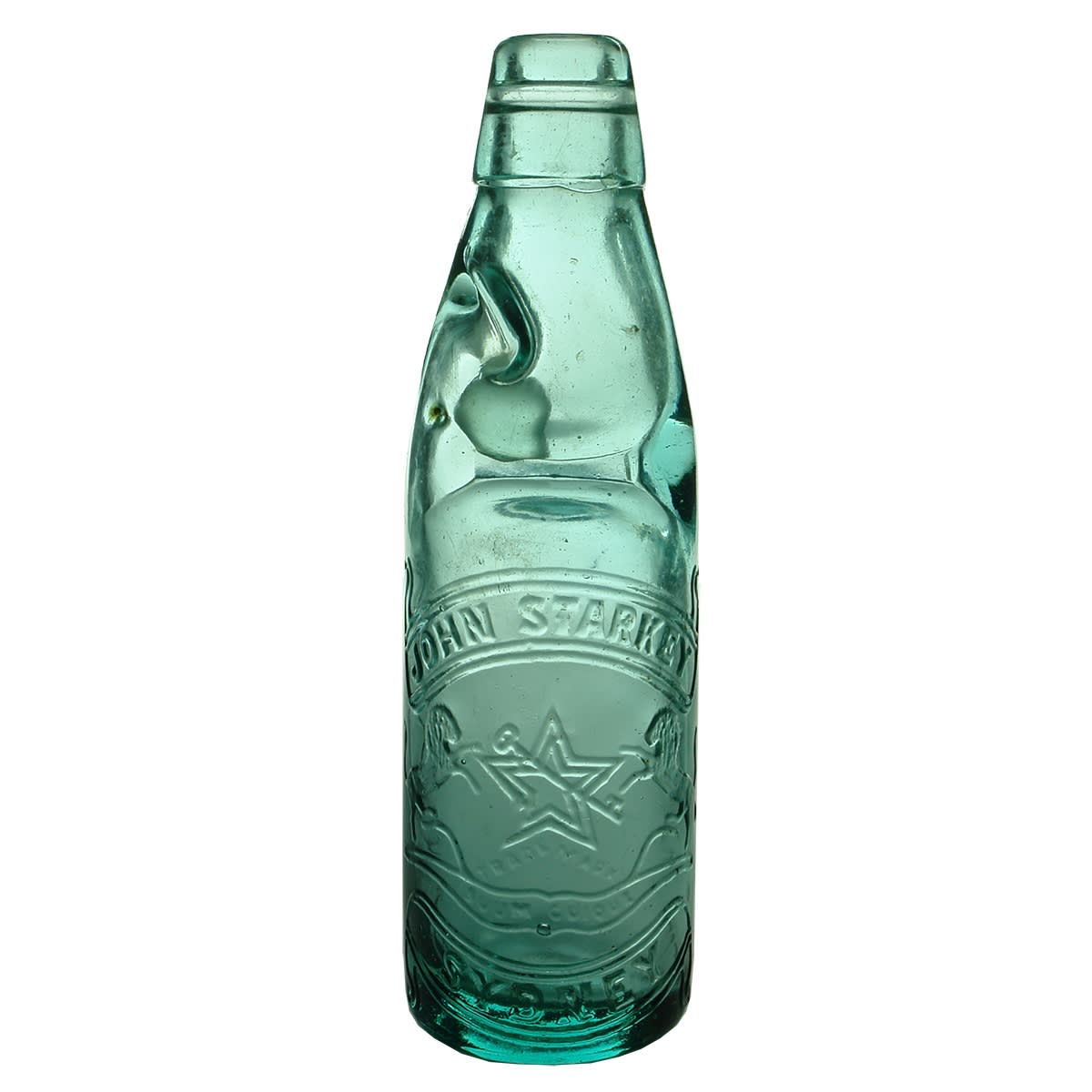 Codd. John Starkey, Sydney. Lions. Star & Key. Aqua. 6 oz. (New South Wales)